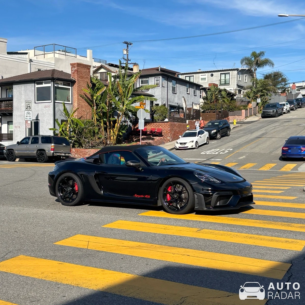 Porsche 718 Spyder RS spotted in Hermosa Beach, United States