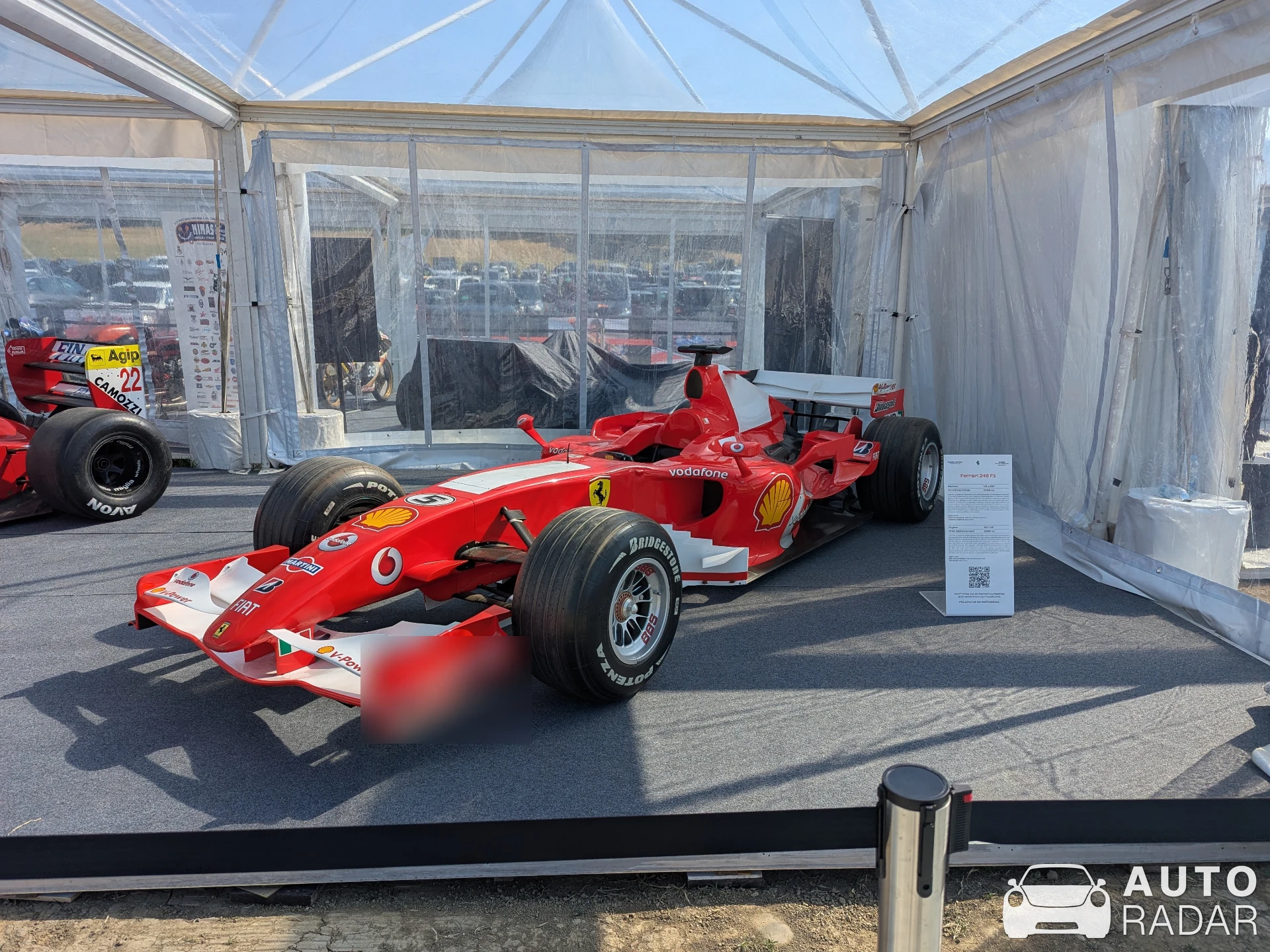 Ferrari 248 spotted in Imola