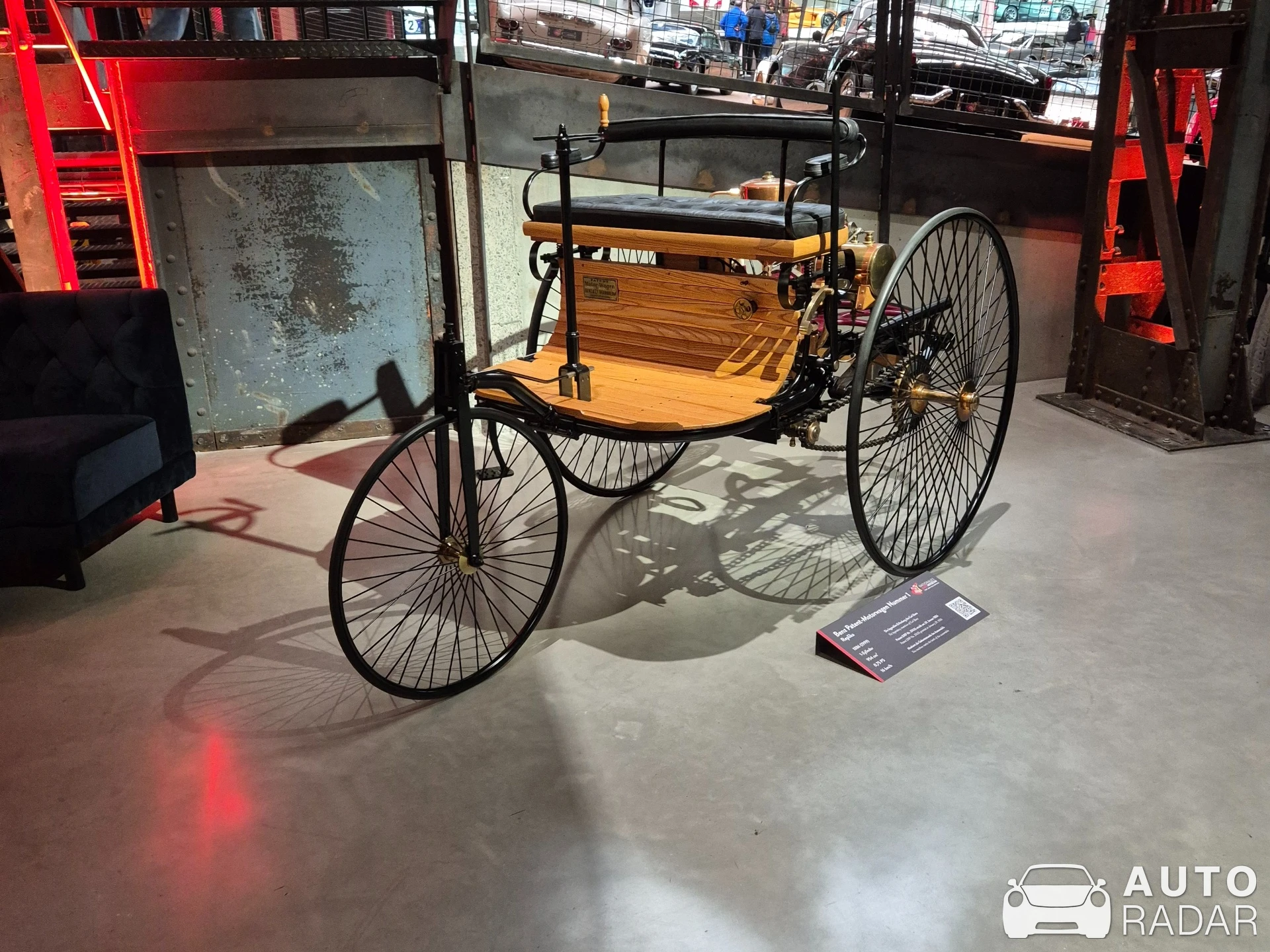 Mercedes Patent-Motorwagen Replica spotted in Dietzhölztal