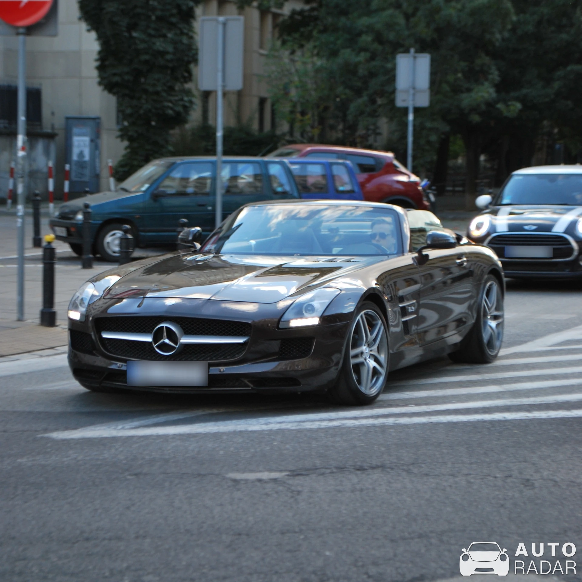 Mercedes-Benz SLS AMG Roadster spotted in Warszawa, Poland