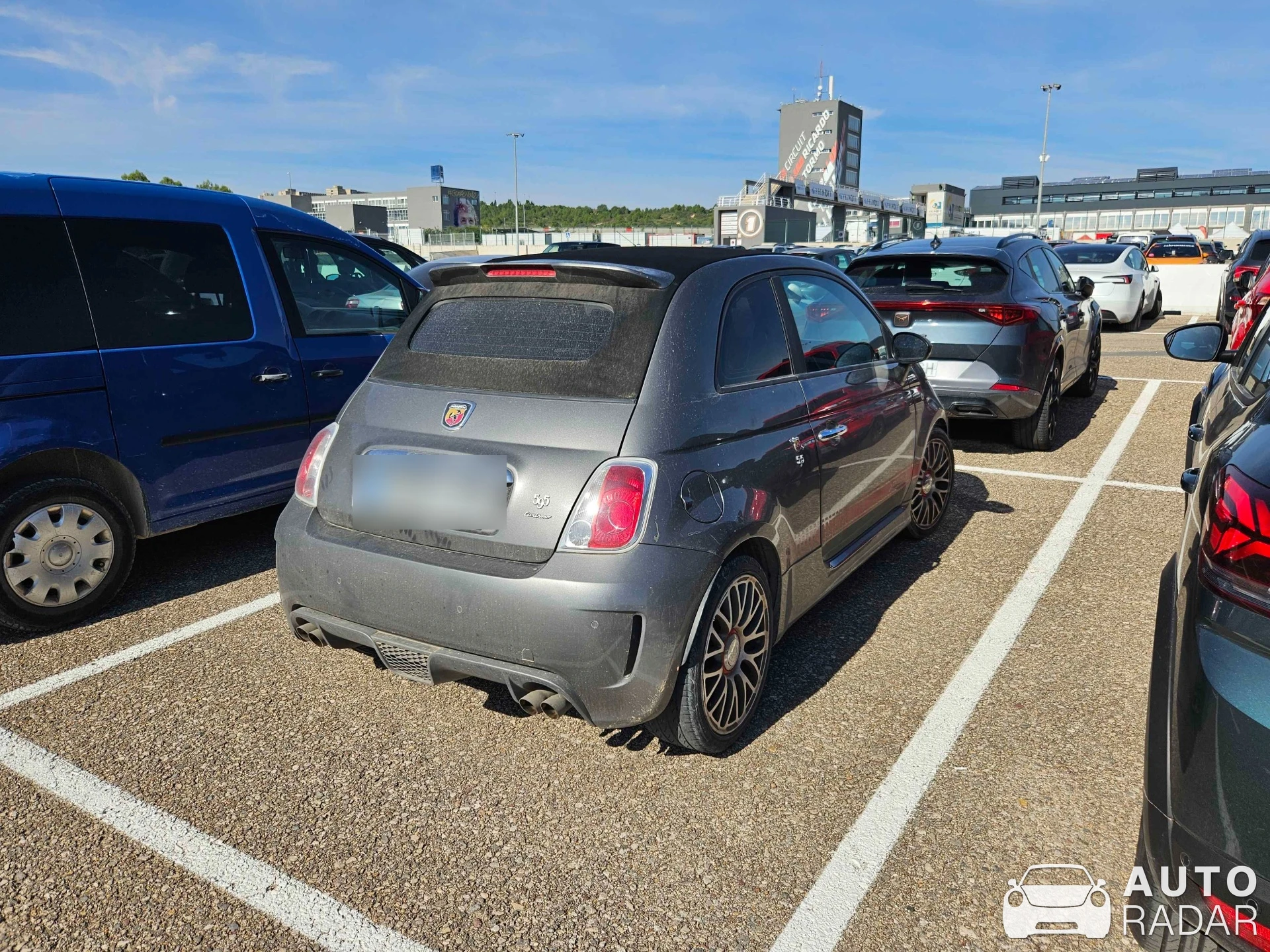 Abarth 595 Turismo spotted in Cheste, Spain