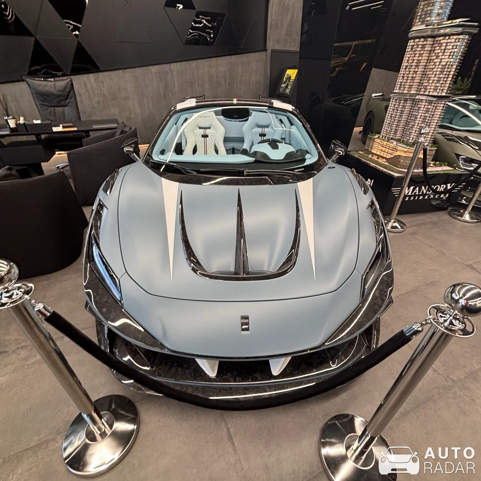Ferrari F8 Spider Mansory spotted in Dubai