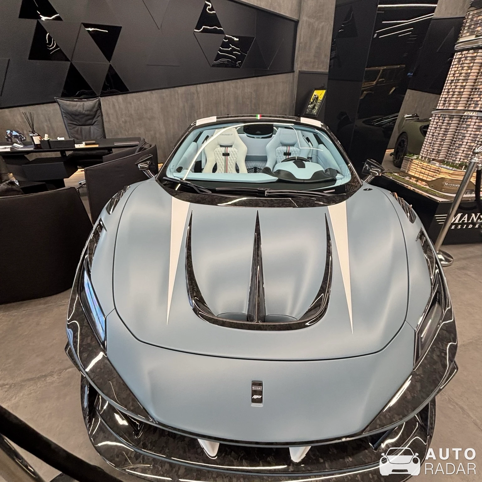 Ferrari F8 Spider Mansory spotted in Dubai, United Arab Emirates