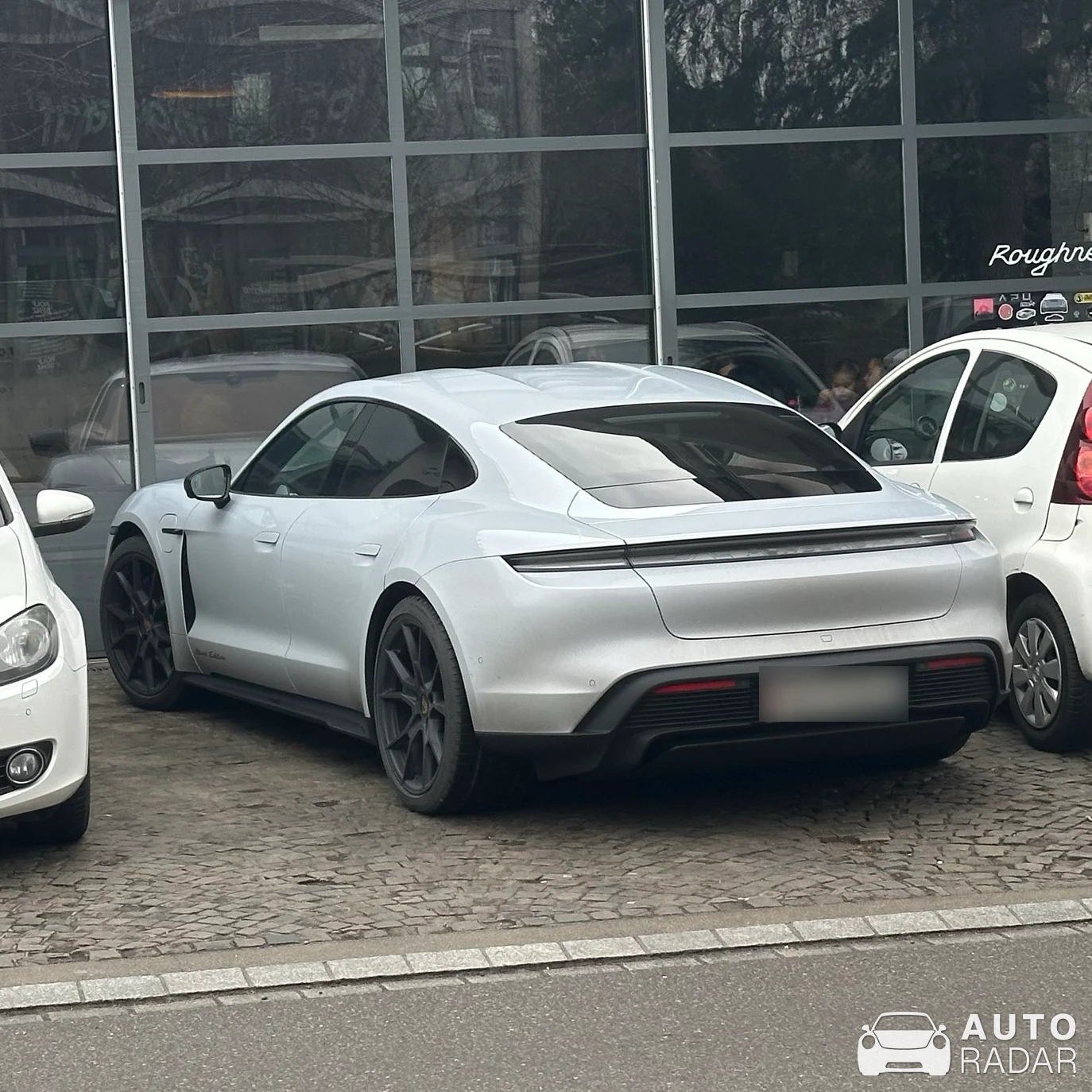 Porsche Taycan Black Edition spotted in Rapperswil-Jona