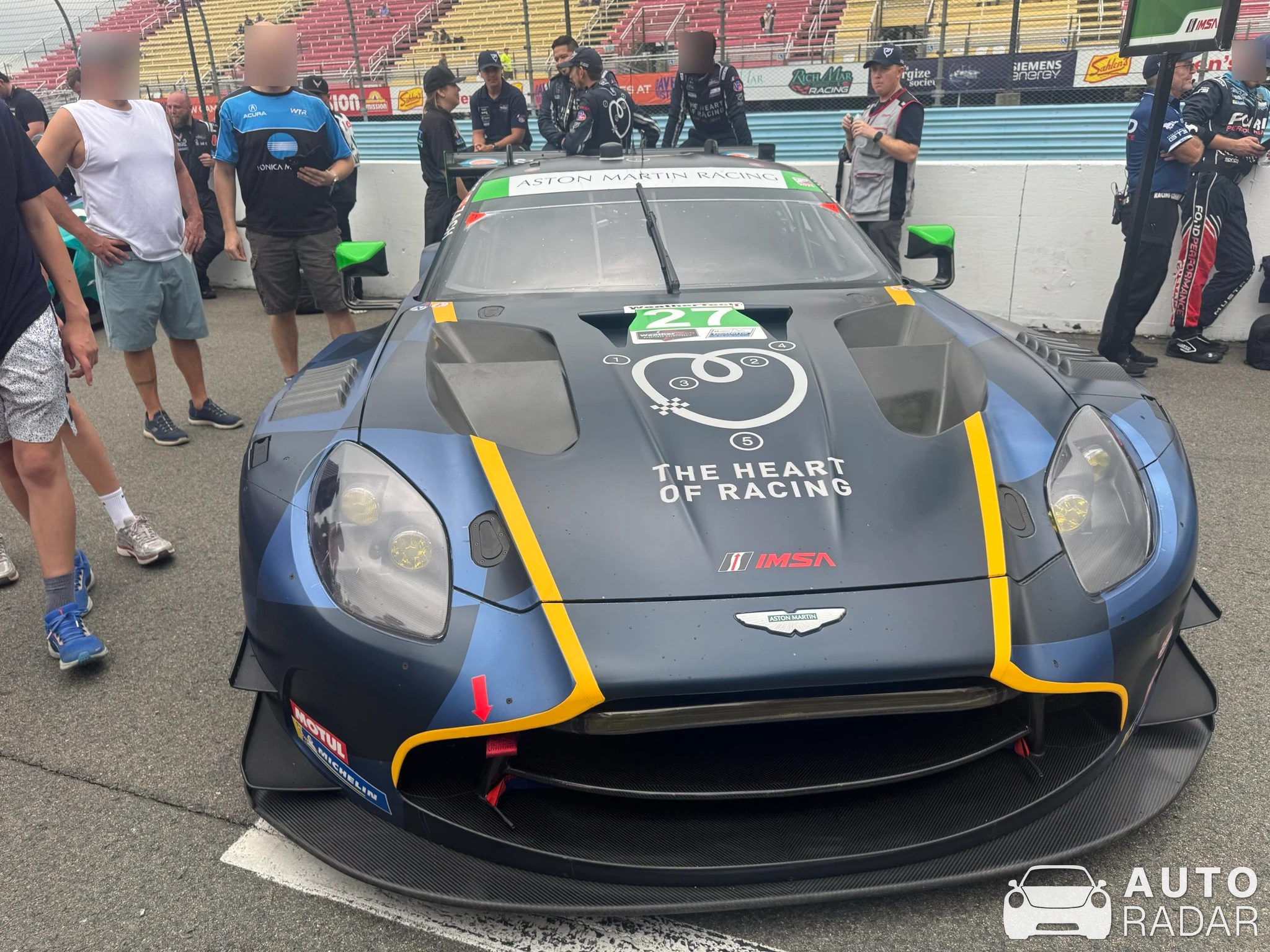 Aston Martin V8 Vantage GT3 spotted in Montour Falls