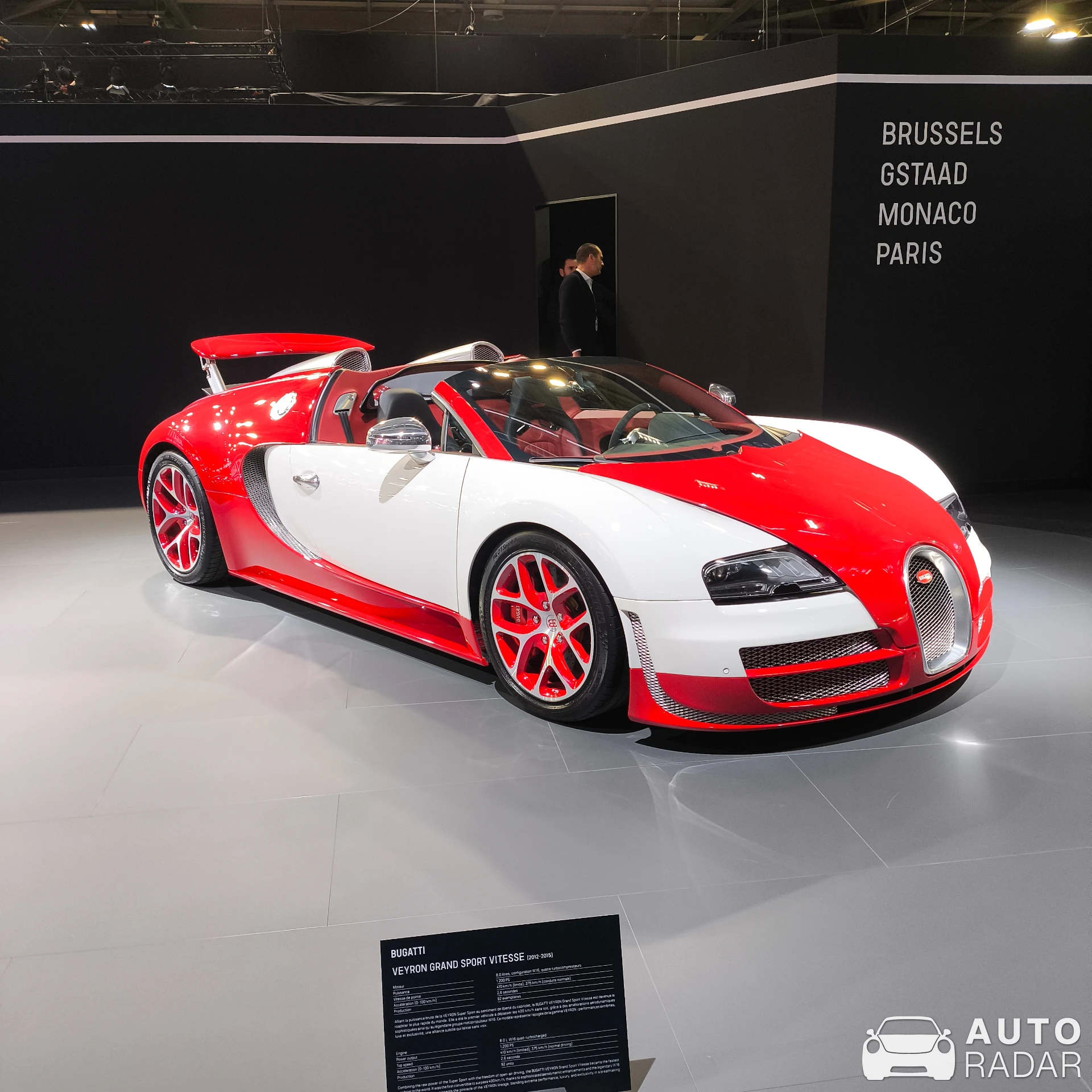 Bugatti Veyron 16.4 Grand Sport Vitesse spotted in Paris, France