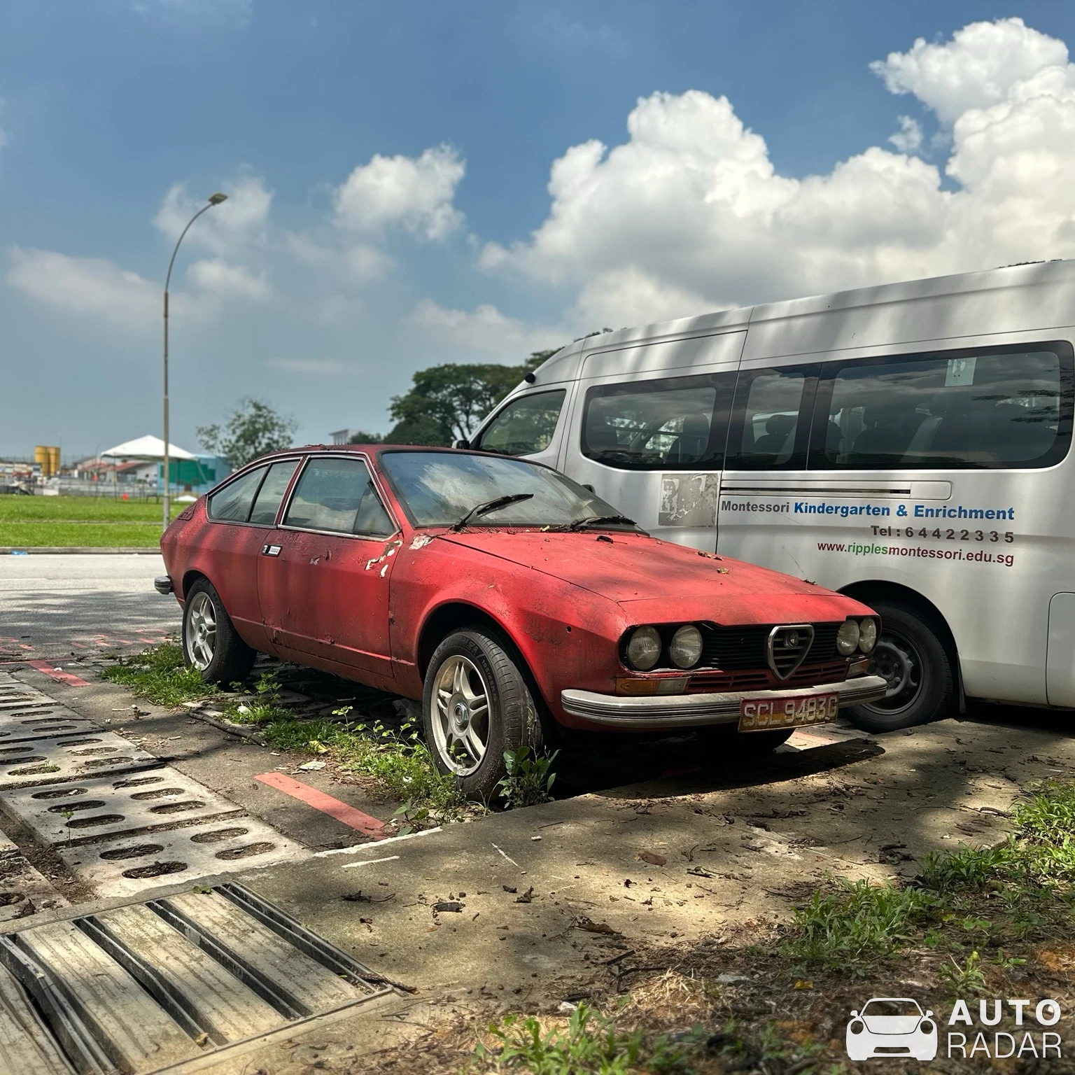 Alfa Romeo Alfetta GTV spotted in Singapore