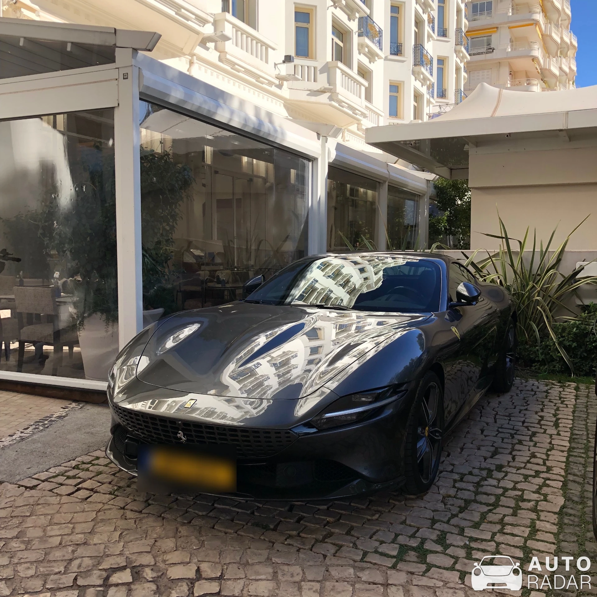 Ferrari Roma Spider spotted in Cannes, France