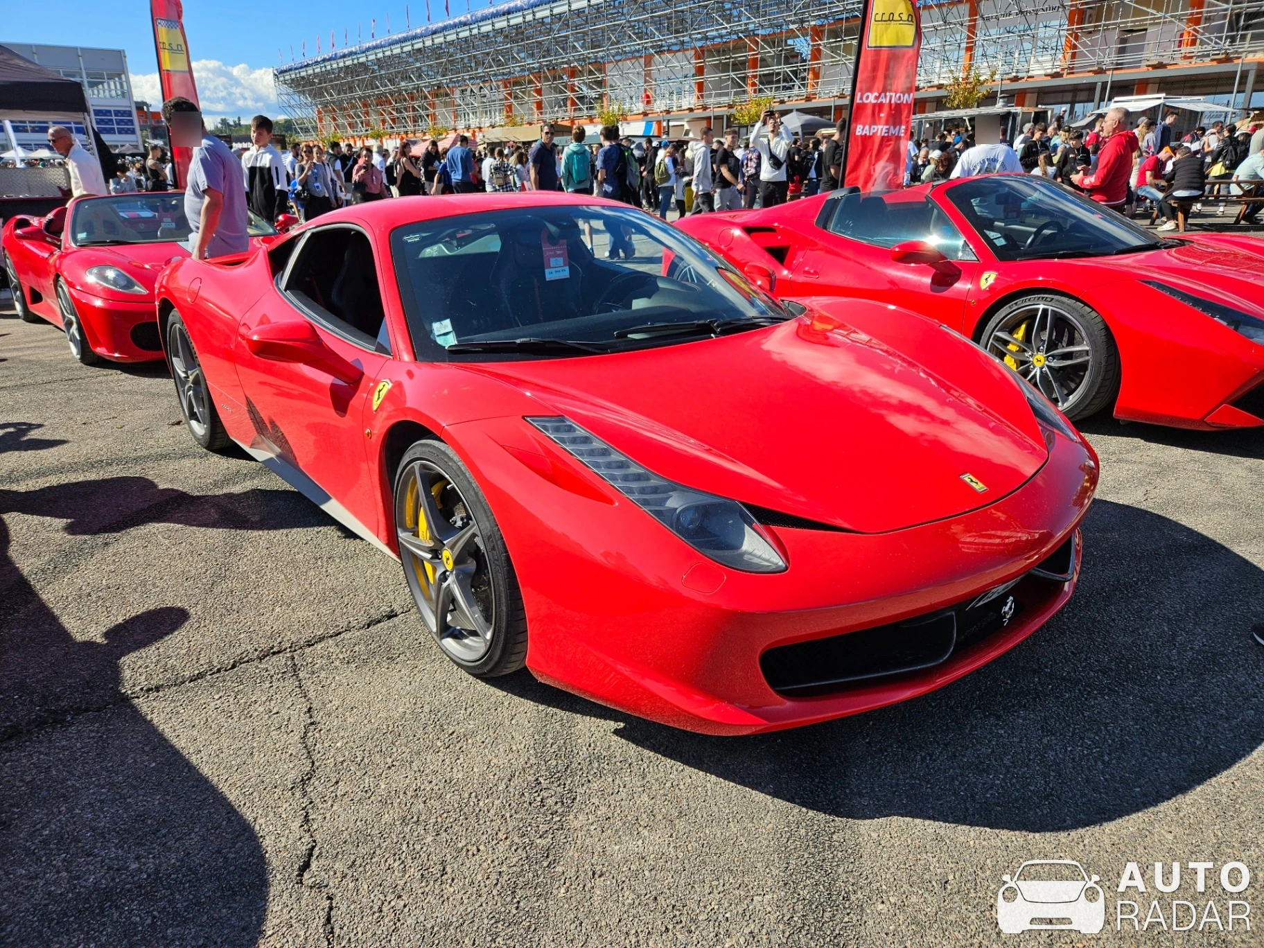 Ferrari 458 Italia spotted in Cheste, Spain