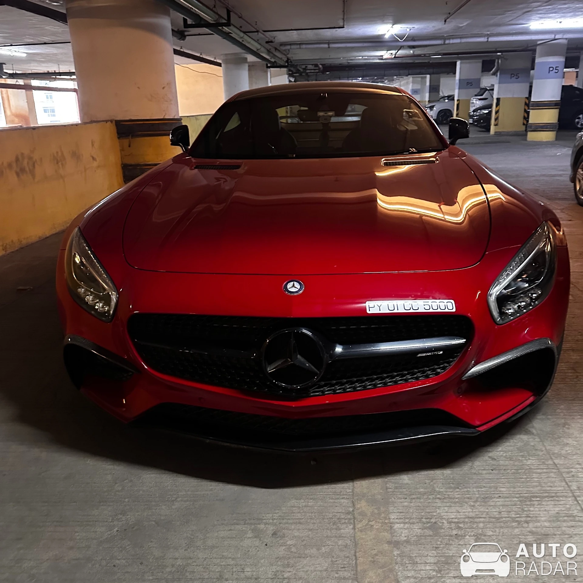 Mercedes-AMG GT S C190 spotted in Mumbai, India