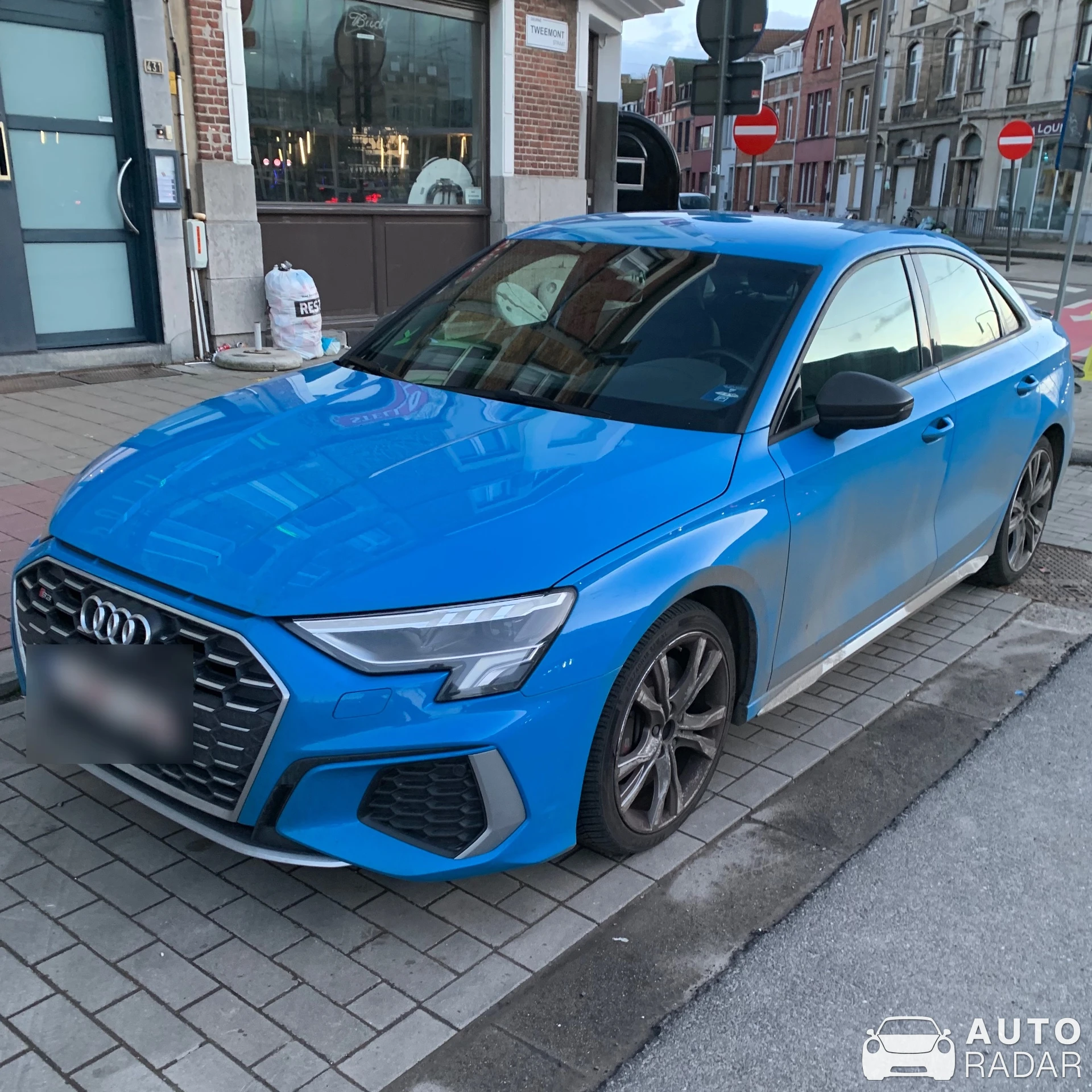Audi S3 spotted in Antwerpen, België