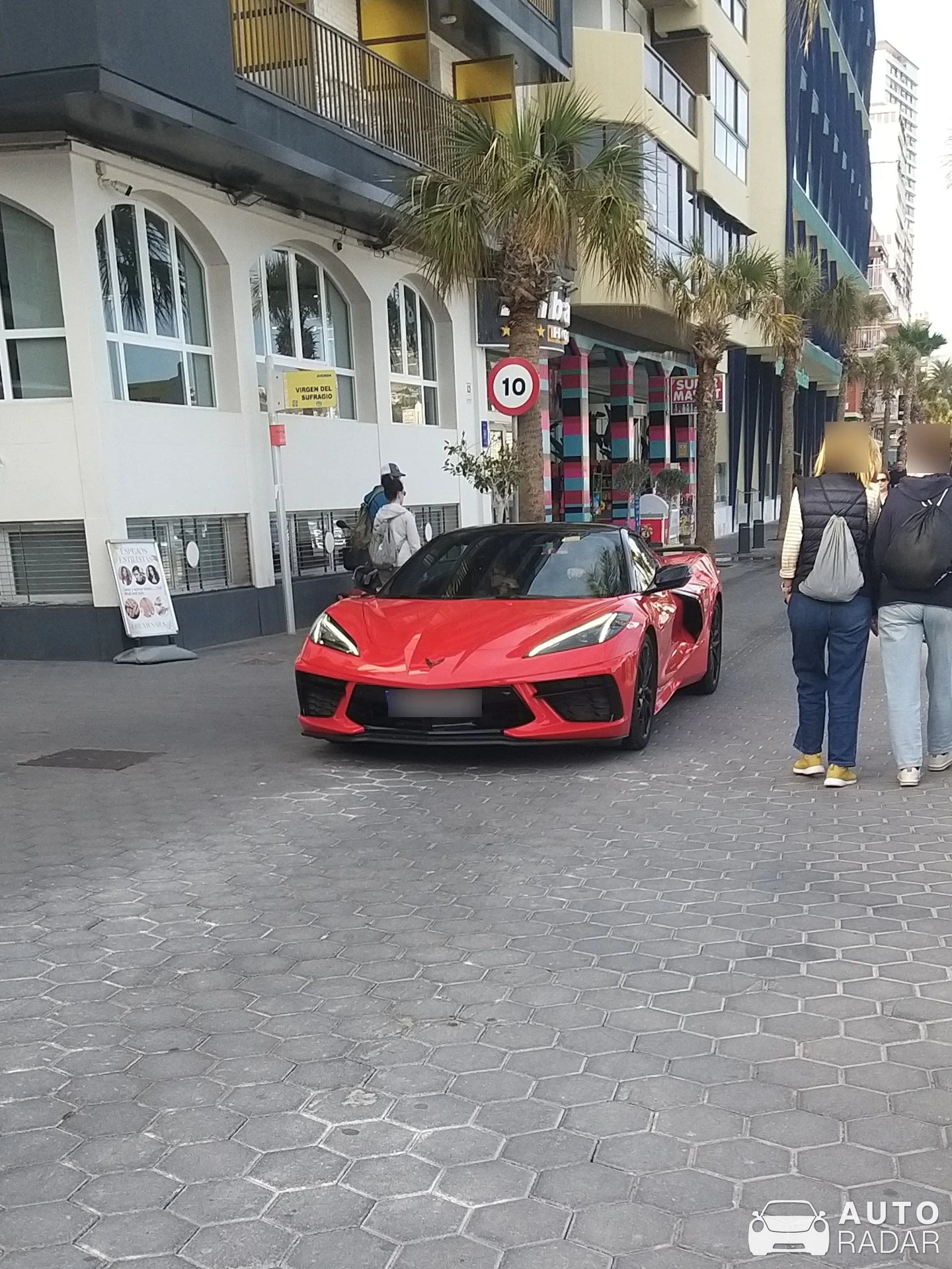 Chevrolet Corvette C8 Stingray Convertible spotted in Benidorm, España