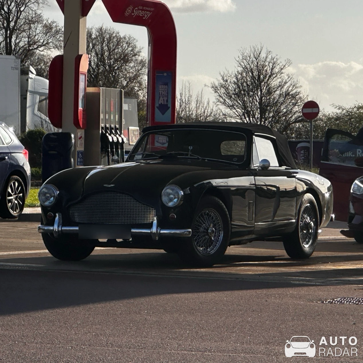 Aston Martin DB2 Drophead Coupé spotted