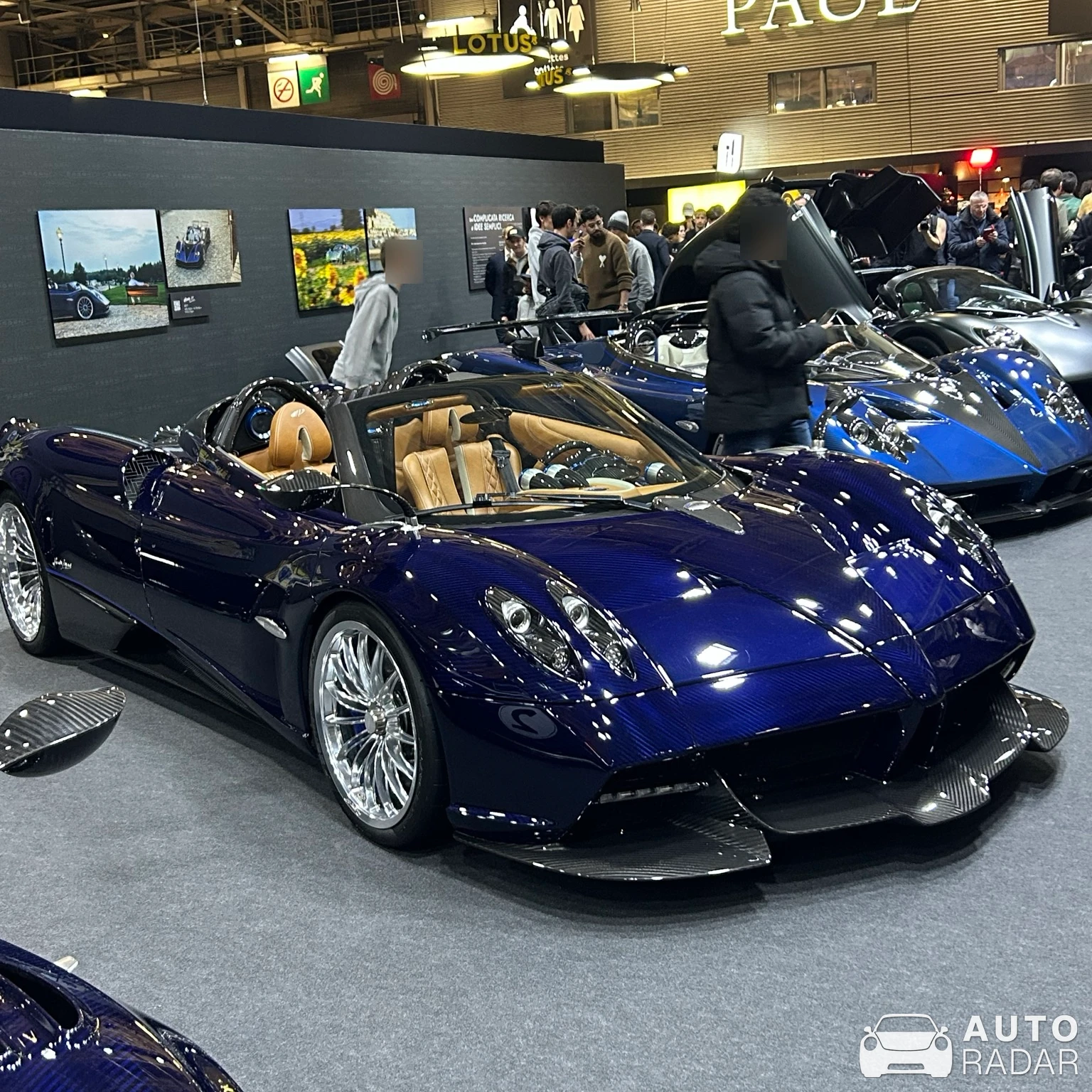 Pagani Huayra Roadster spotted in Paris, France