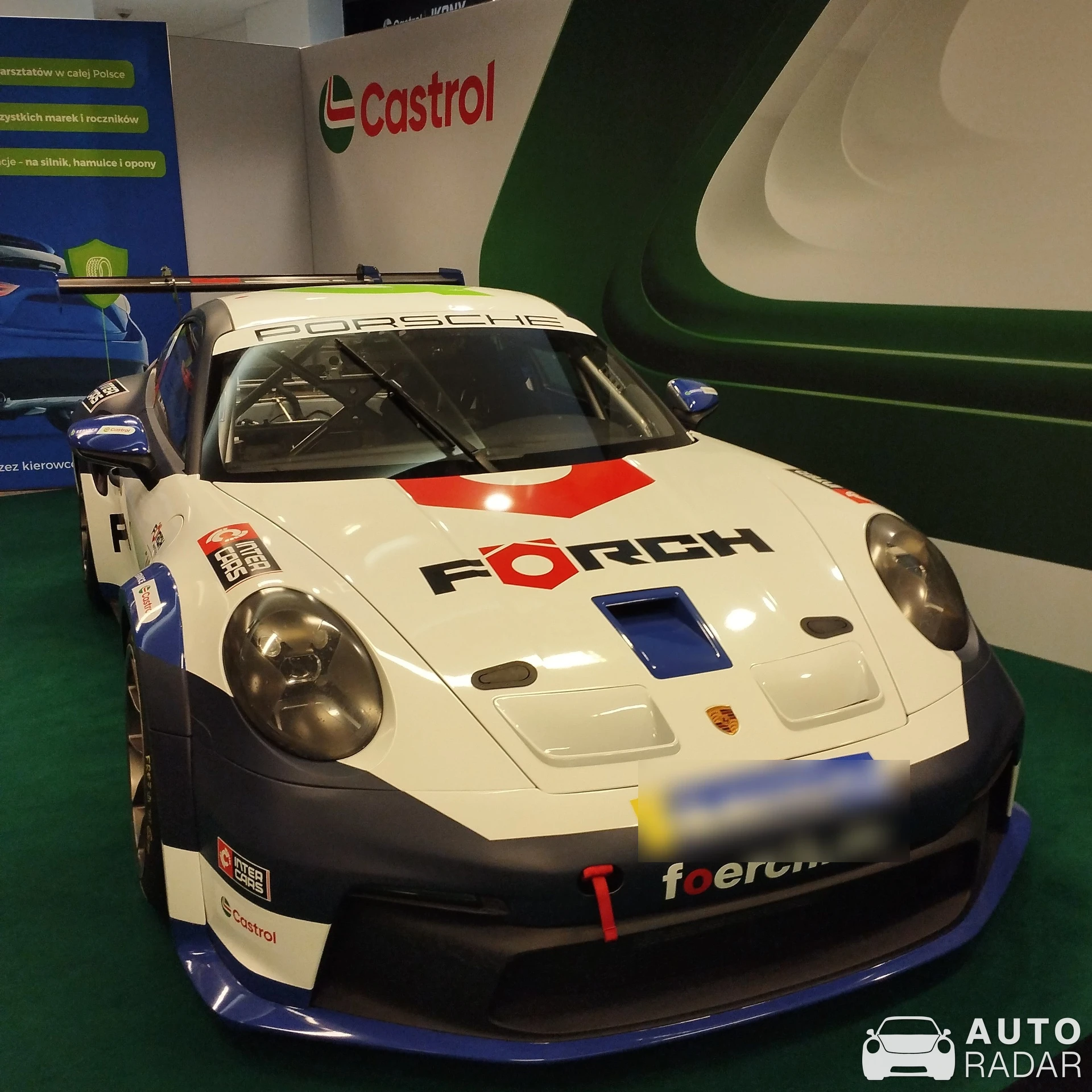 Porsche 992 GT3 Cup spotted in Warszawa, Poland