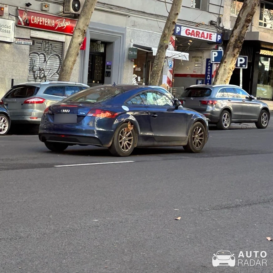 Audi TT spotted in Madrid, España