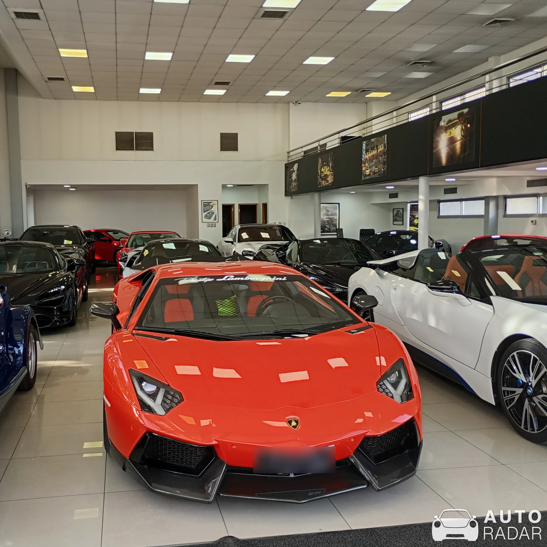 Lamborghini Aventador LP700-4 spotted in Vitacura, Chile