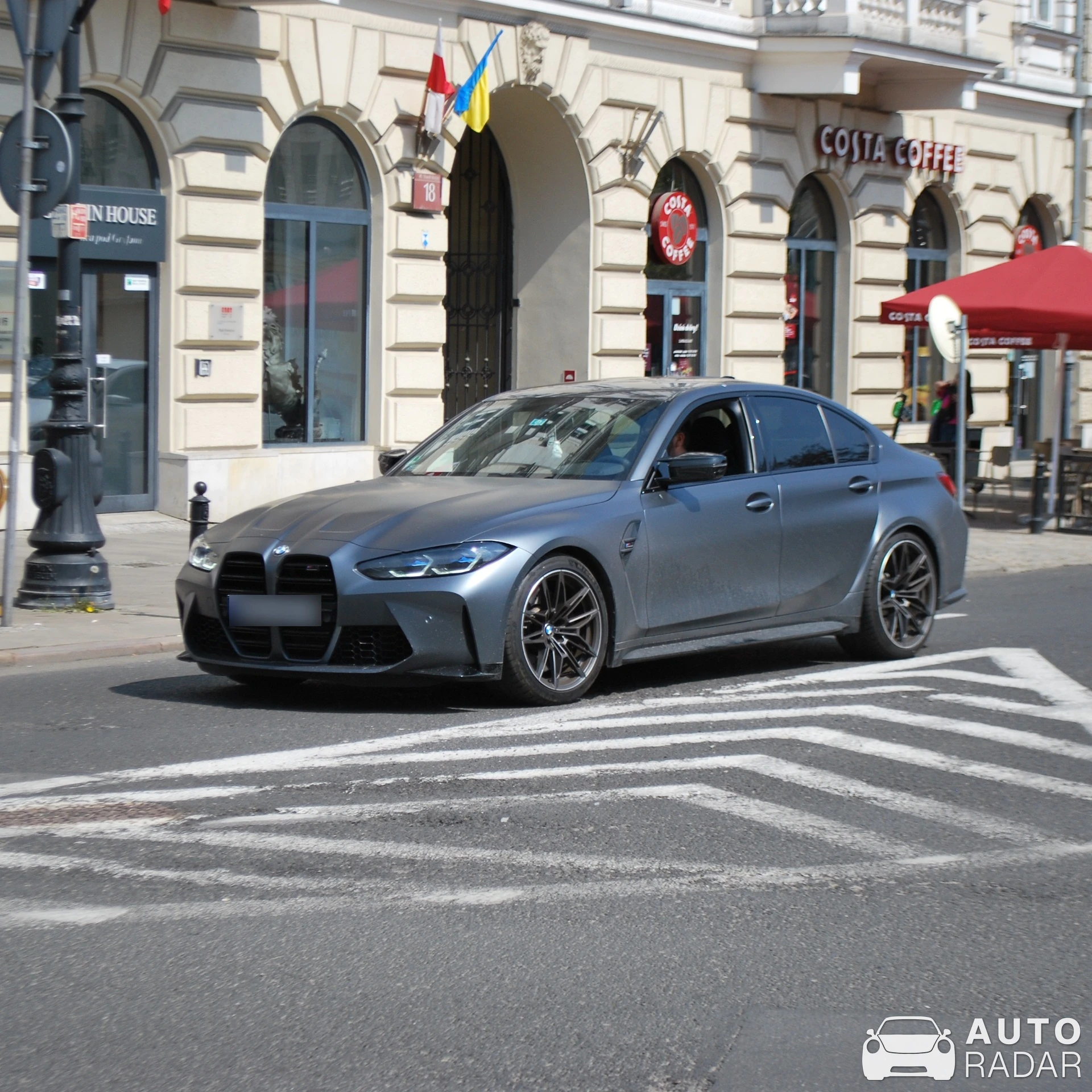 BMW M3 G80 Sedan Competition spotted in Warszawa, Poland