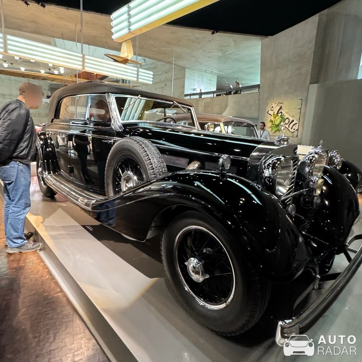 Mercedes-Benz 770 'Großer Mercedes' offener Tourenwagen spotted in Stuttgart