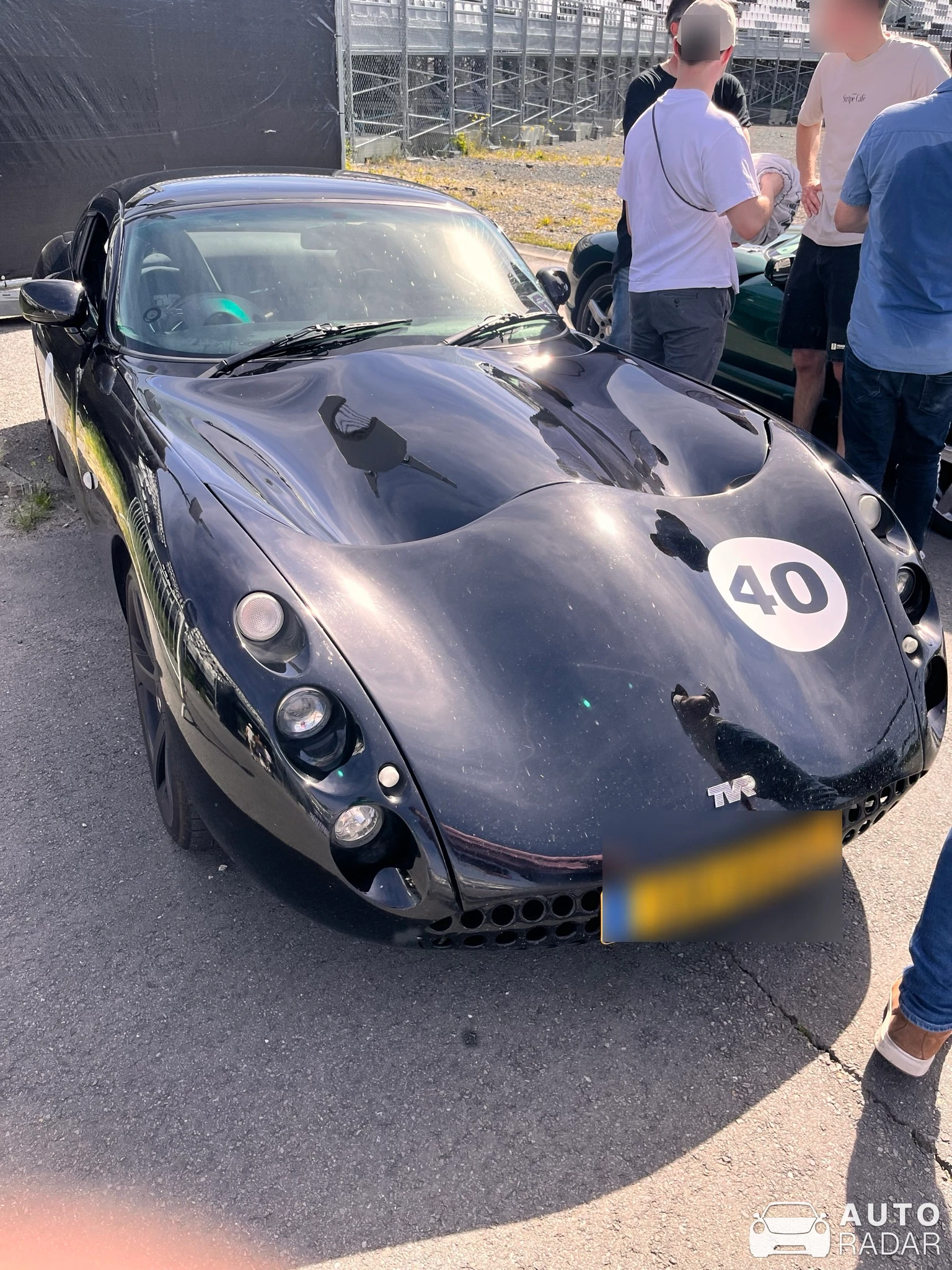 TVR Sagaris spotted in Stavelot