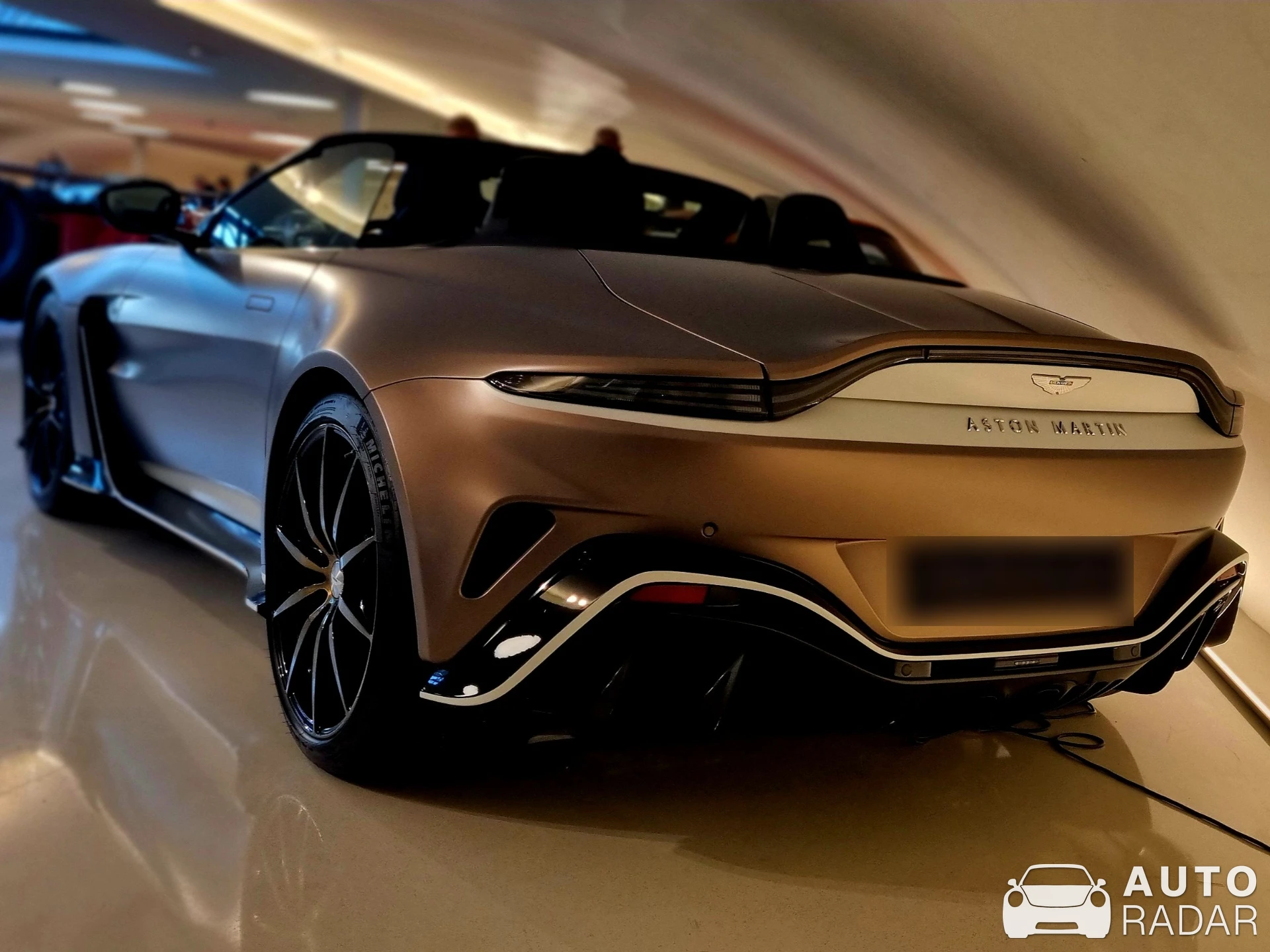 Aston Martin V12 Vantage Roadster spotted in Brummen, Netherlands