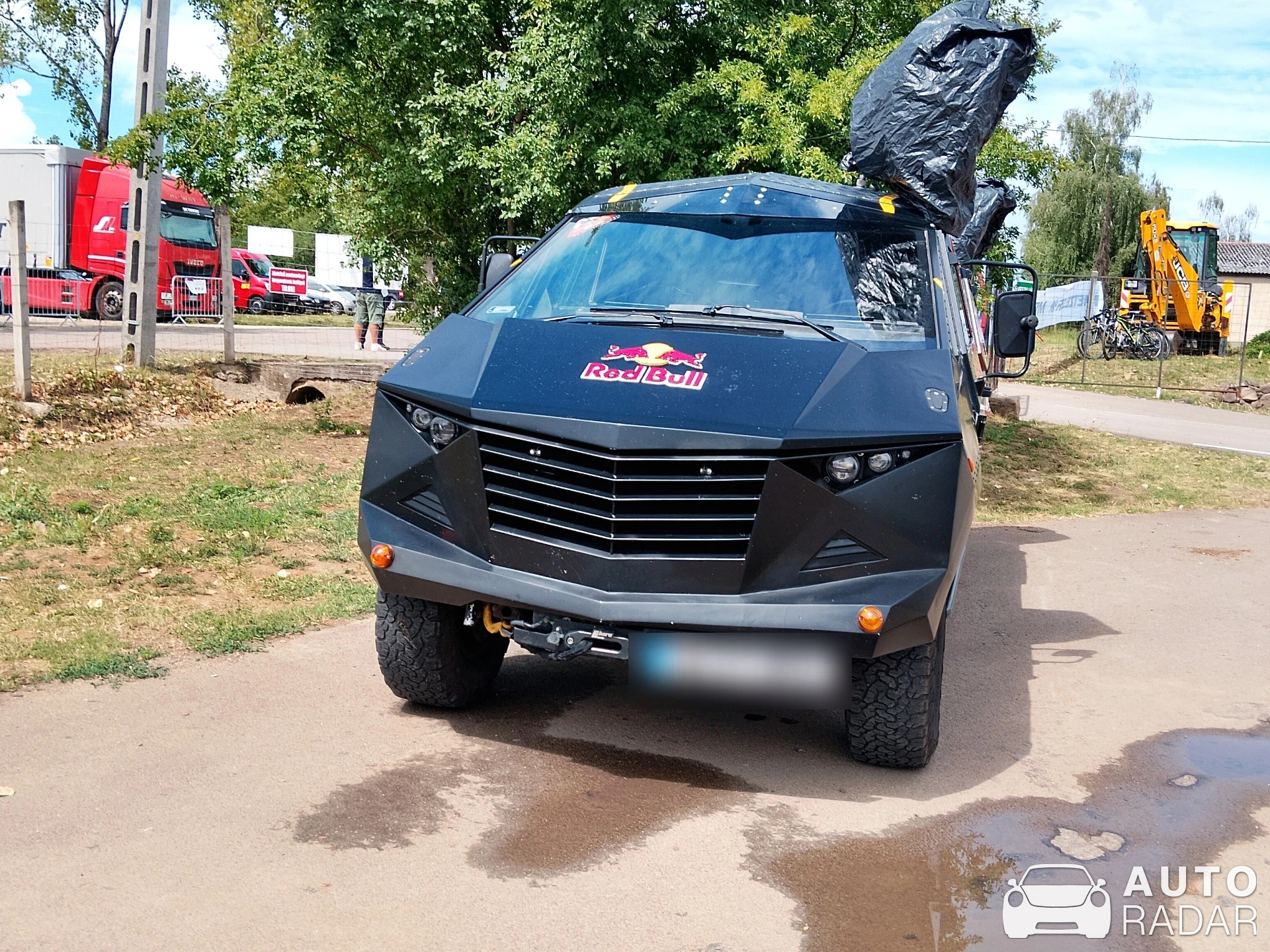Red Bull Racing RB1 spotted in Visonta, Hungary