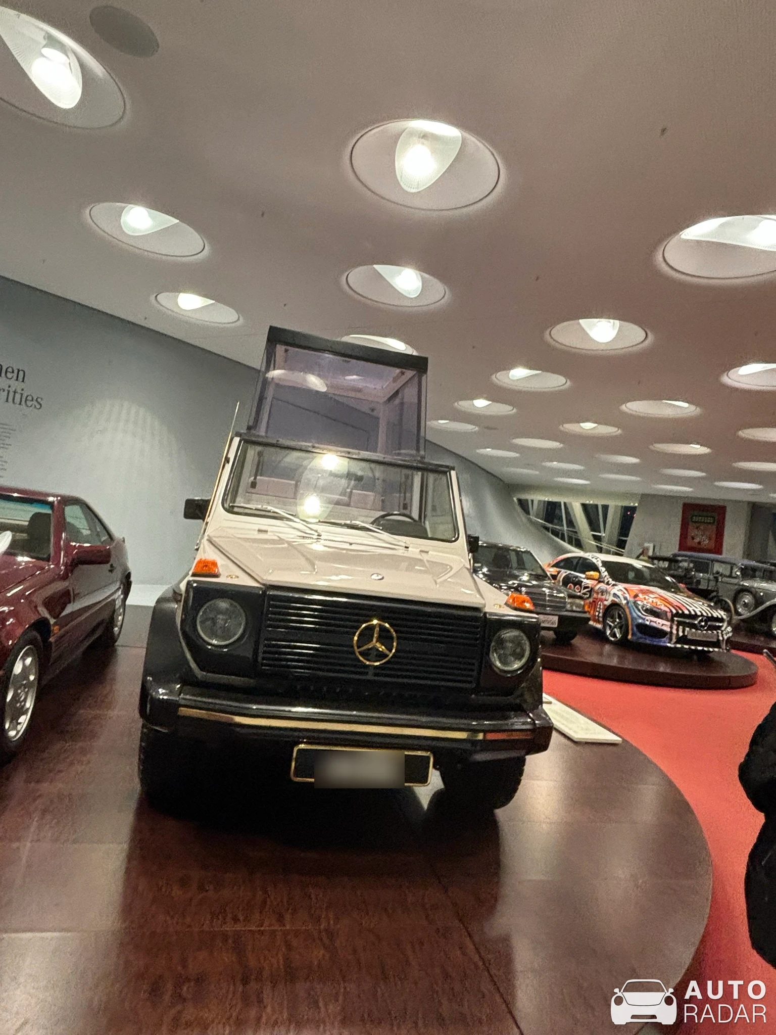 Mercedes-Benz 230G 'Papamobil' spotted in Stuttgart