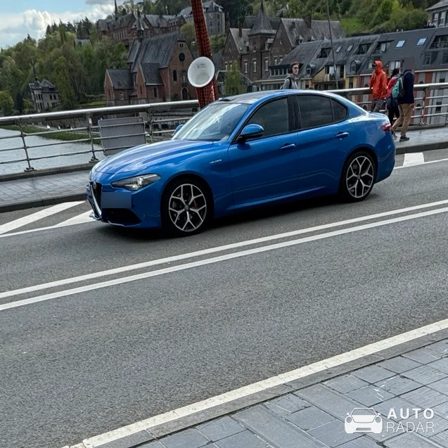 Alfa Romeo Giulia Veloce spotted in Dinant