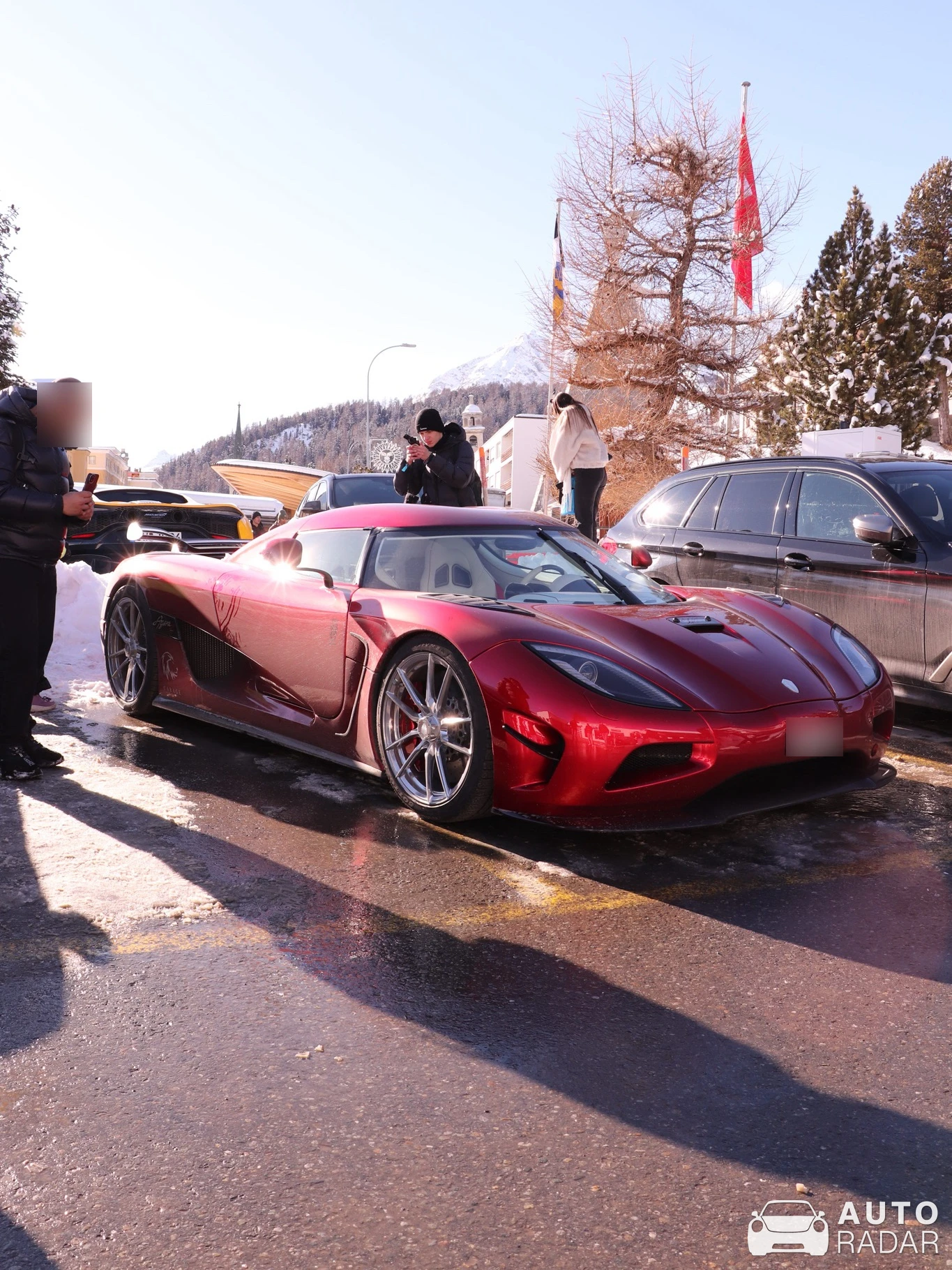 Koenigsegg Agera S spotted in St. Moritz