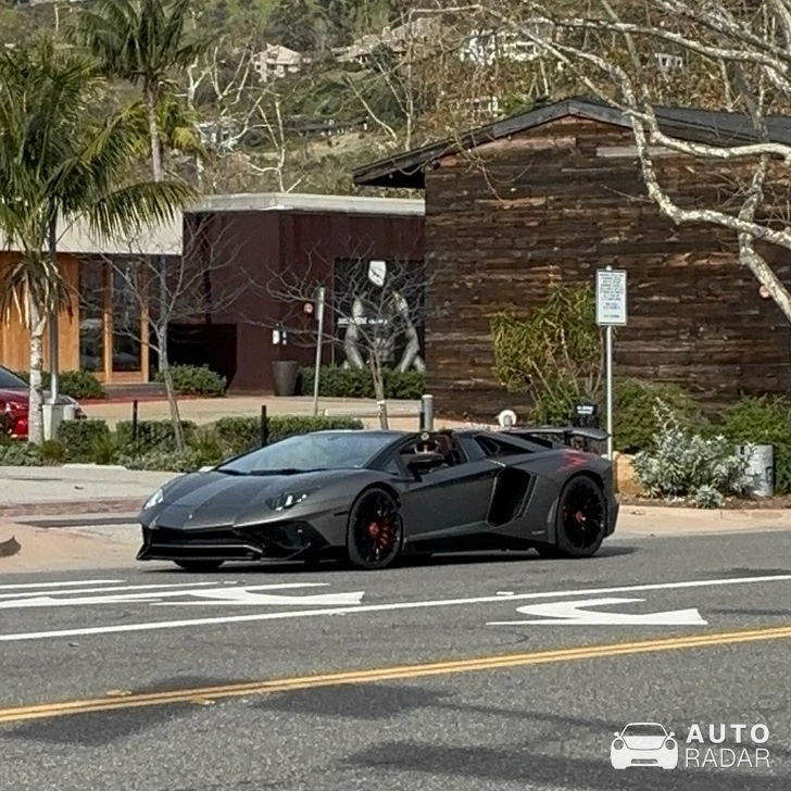 Lamborghini Aventador LP750-4 SuperVeloce Roadster spotted in Malibu, United States