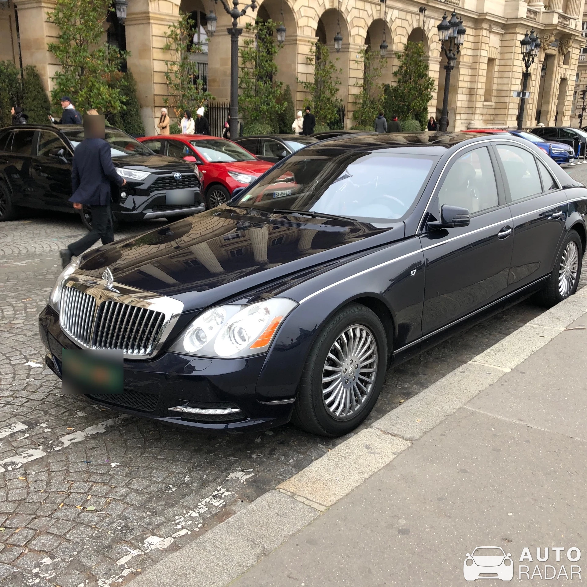 Maybach 57 spotted in Paris, France