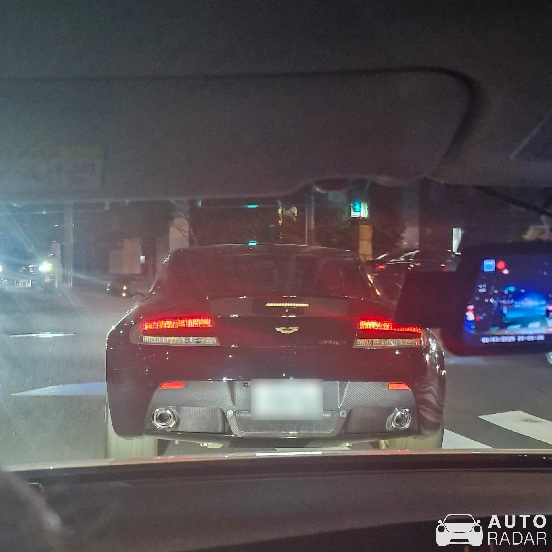 Aston Martin V8 Vantage S spotted in Taito City, Japan