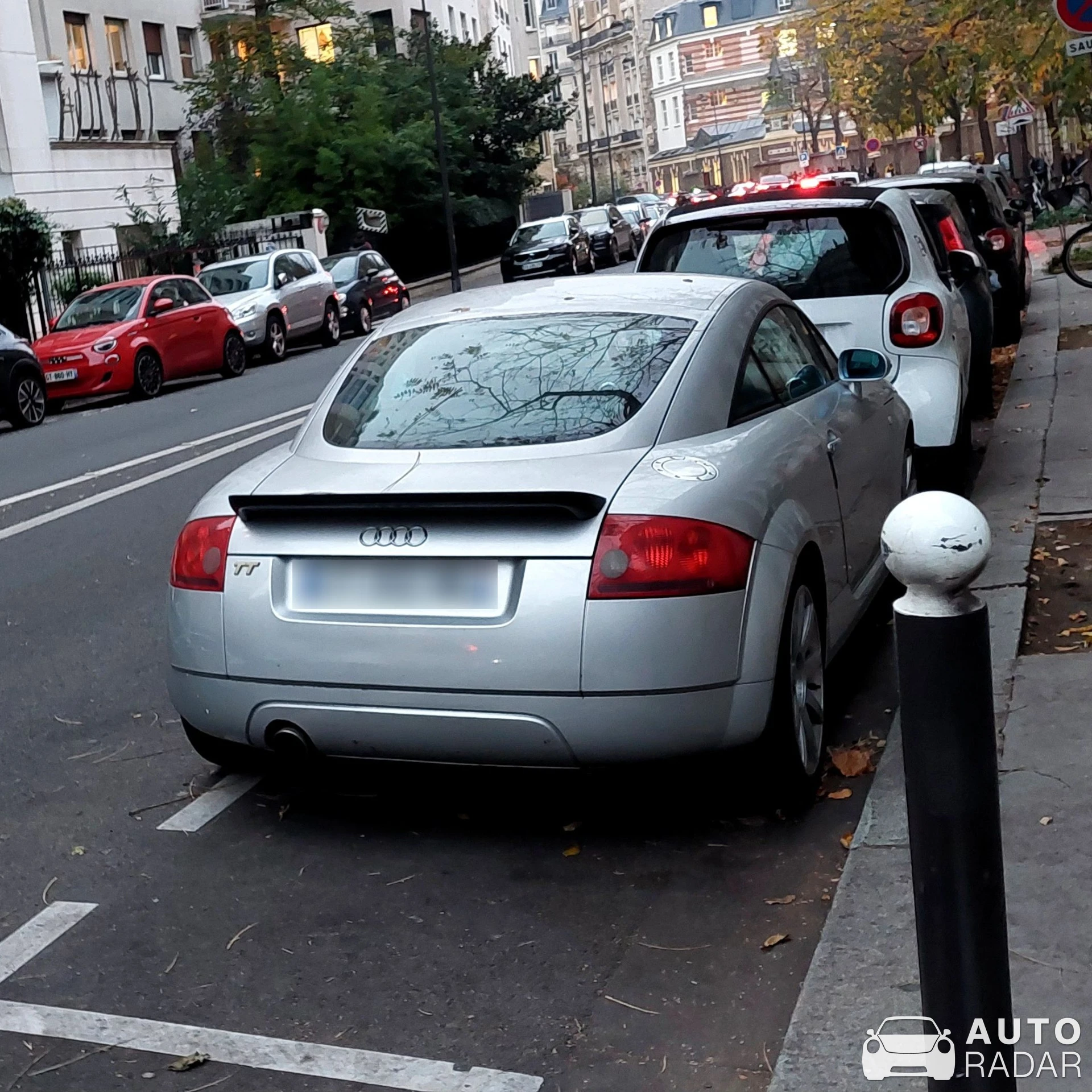 Audi TT spotted in Paris, France