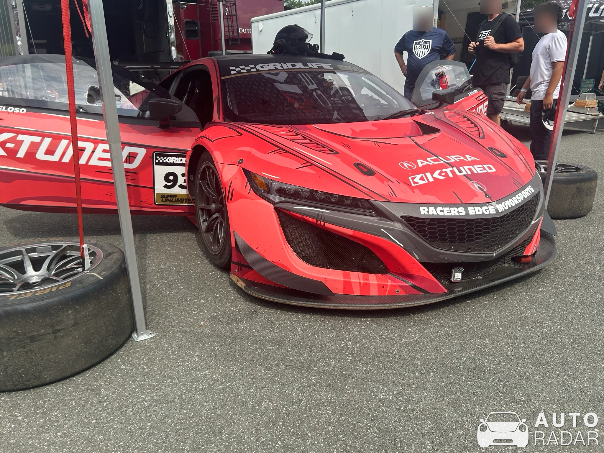 Acura NSX GT3 Evo22 spotted in Salisbury