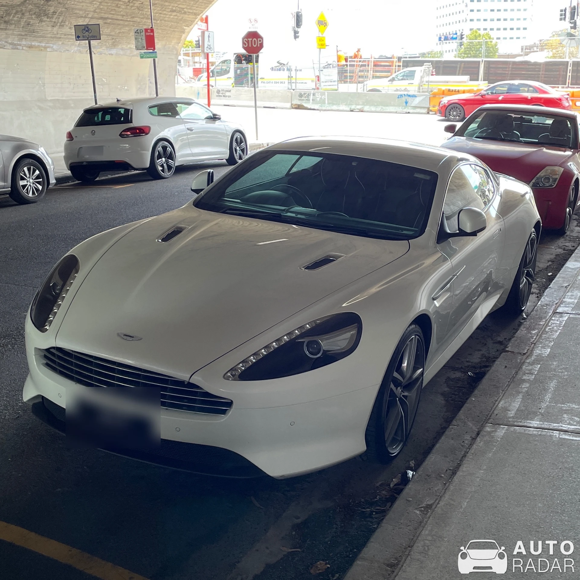 Aston Martin Virage 2011 spotted in Lavender Bay, Australia