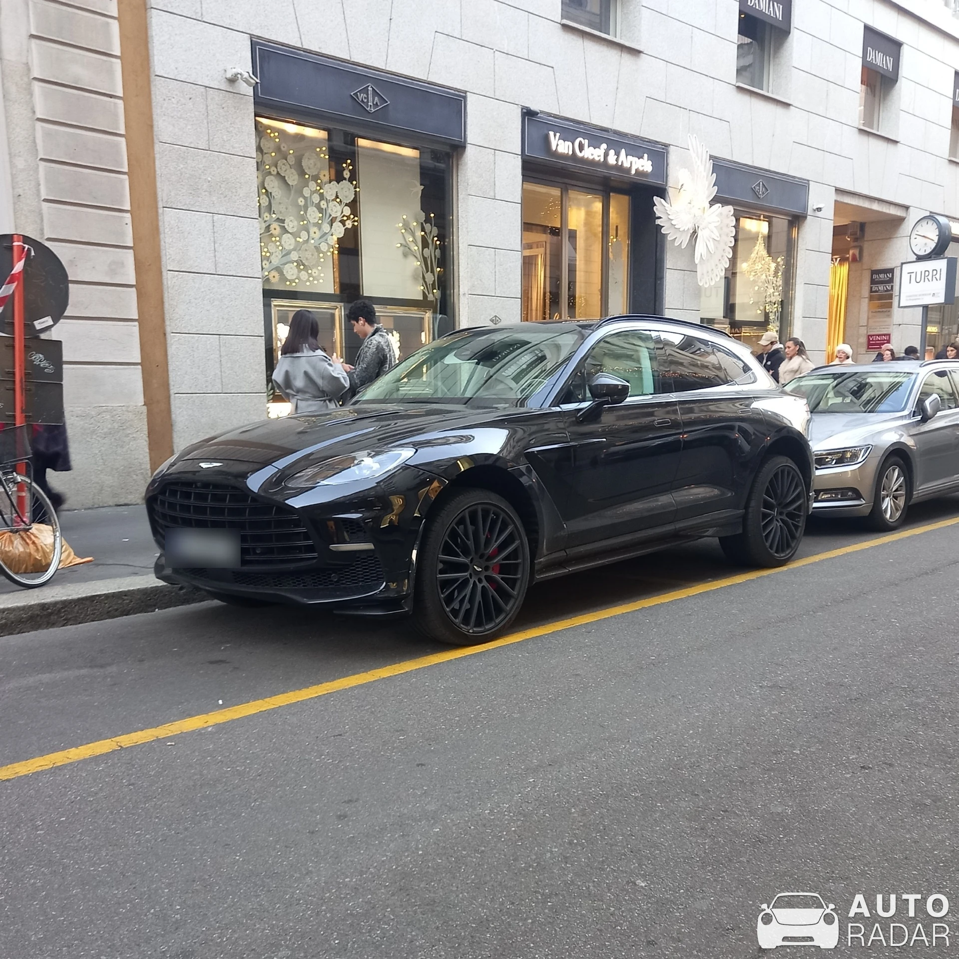 Aston Martin DBX707 spotted in Milan, Italy
