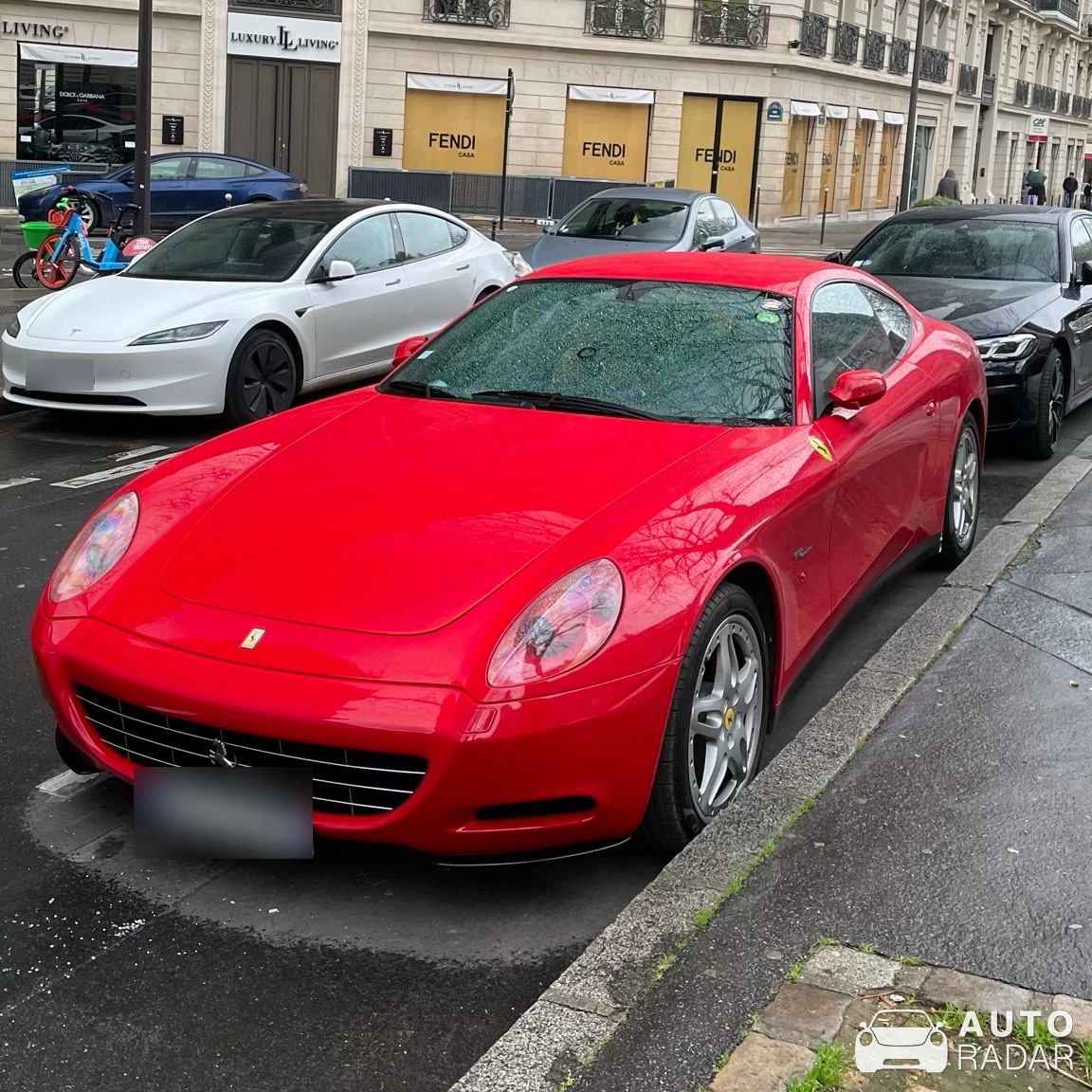 Ferrari 612 Scaglietti spotted in Paris, France