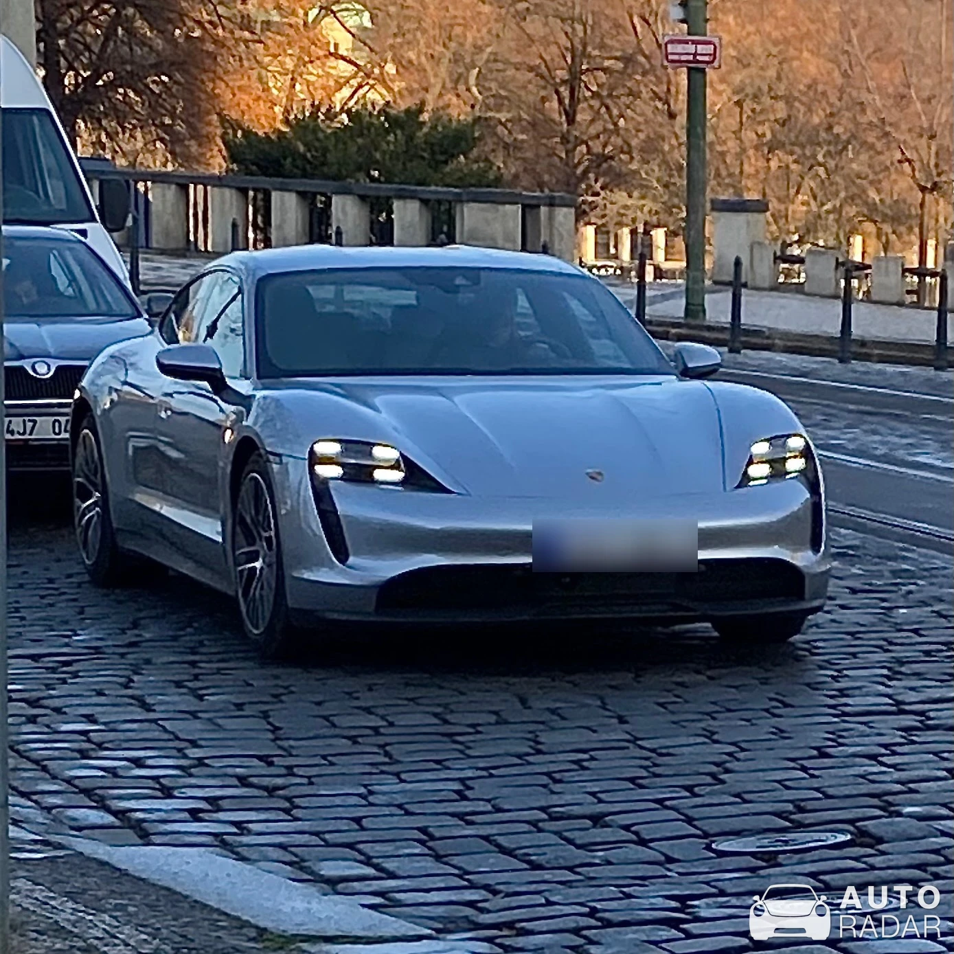 Porsche Taycan GTS spotted in Praha 1, Česko