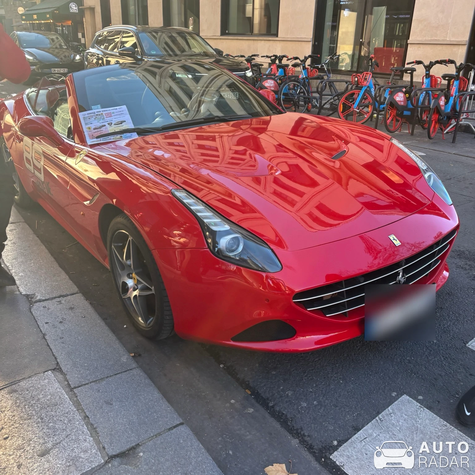 Ferrari California T spotted in Paris, France