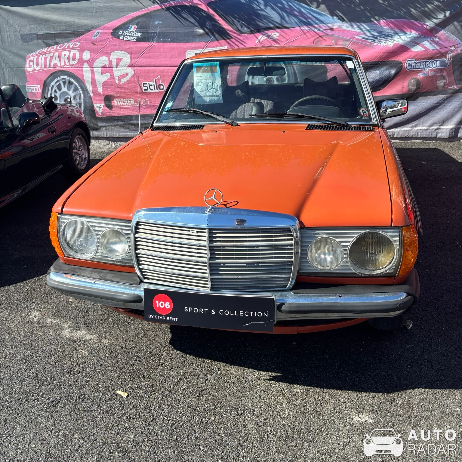Mercedes-Benz 230 CE Cabriolet W123 spotted in Cannes