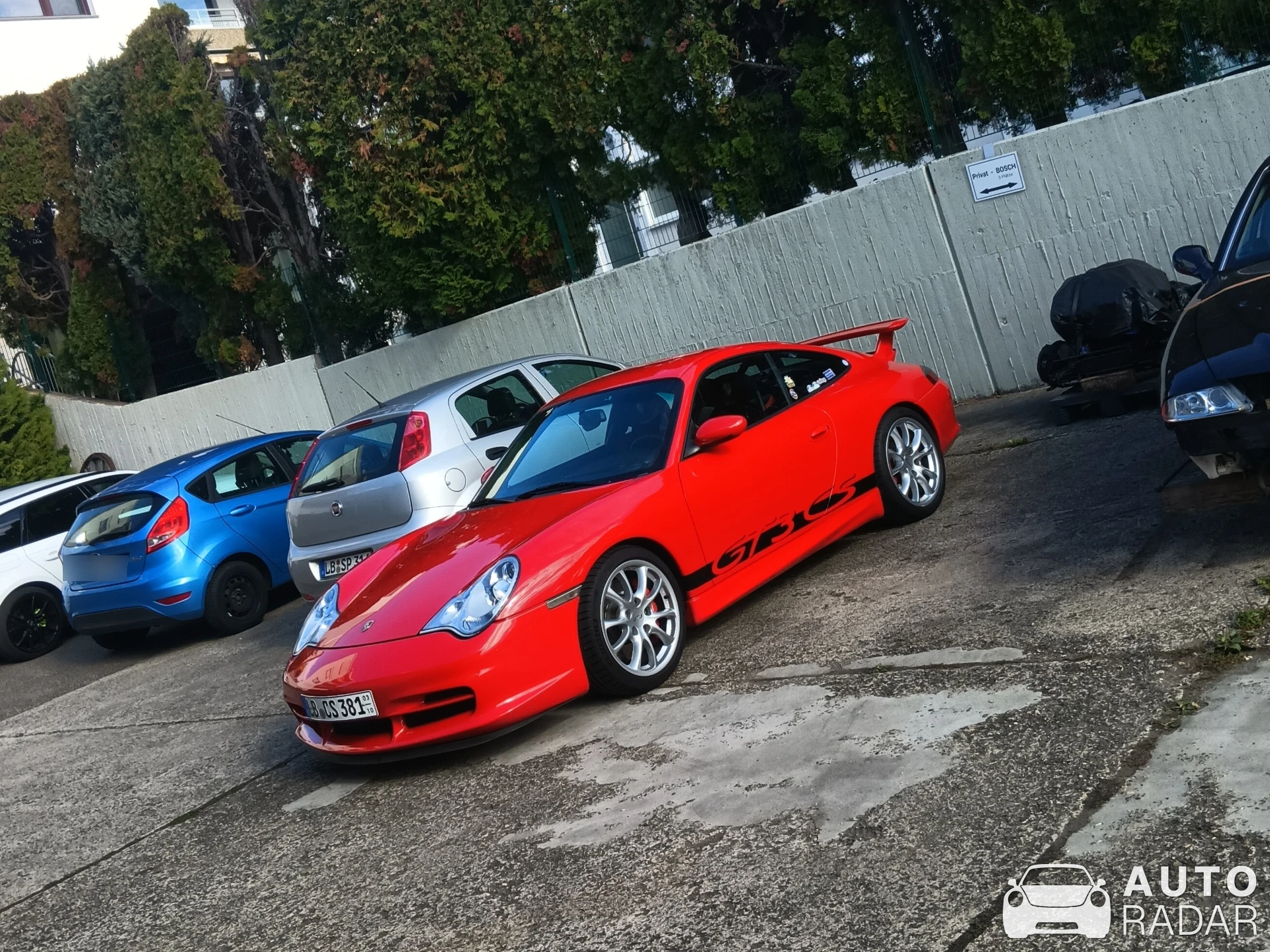 Porsche 996 GT3 CS spotted in Schwieberdingen