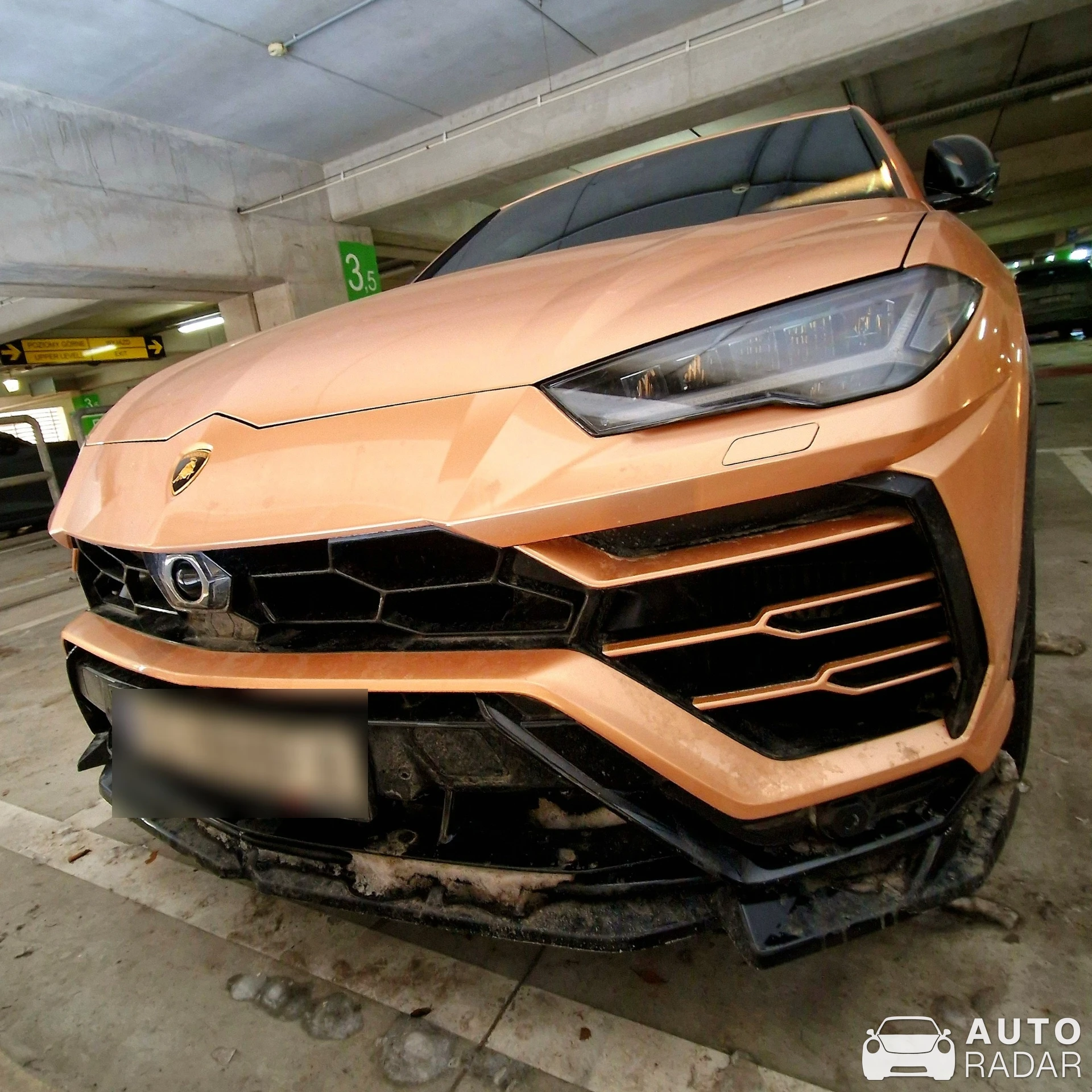 Lamborghini Urus spotted in Balice, Poland