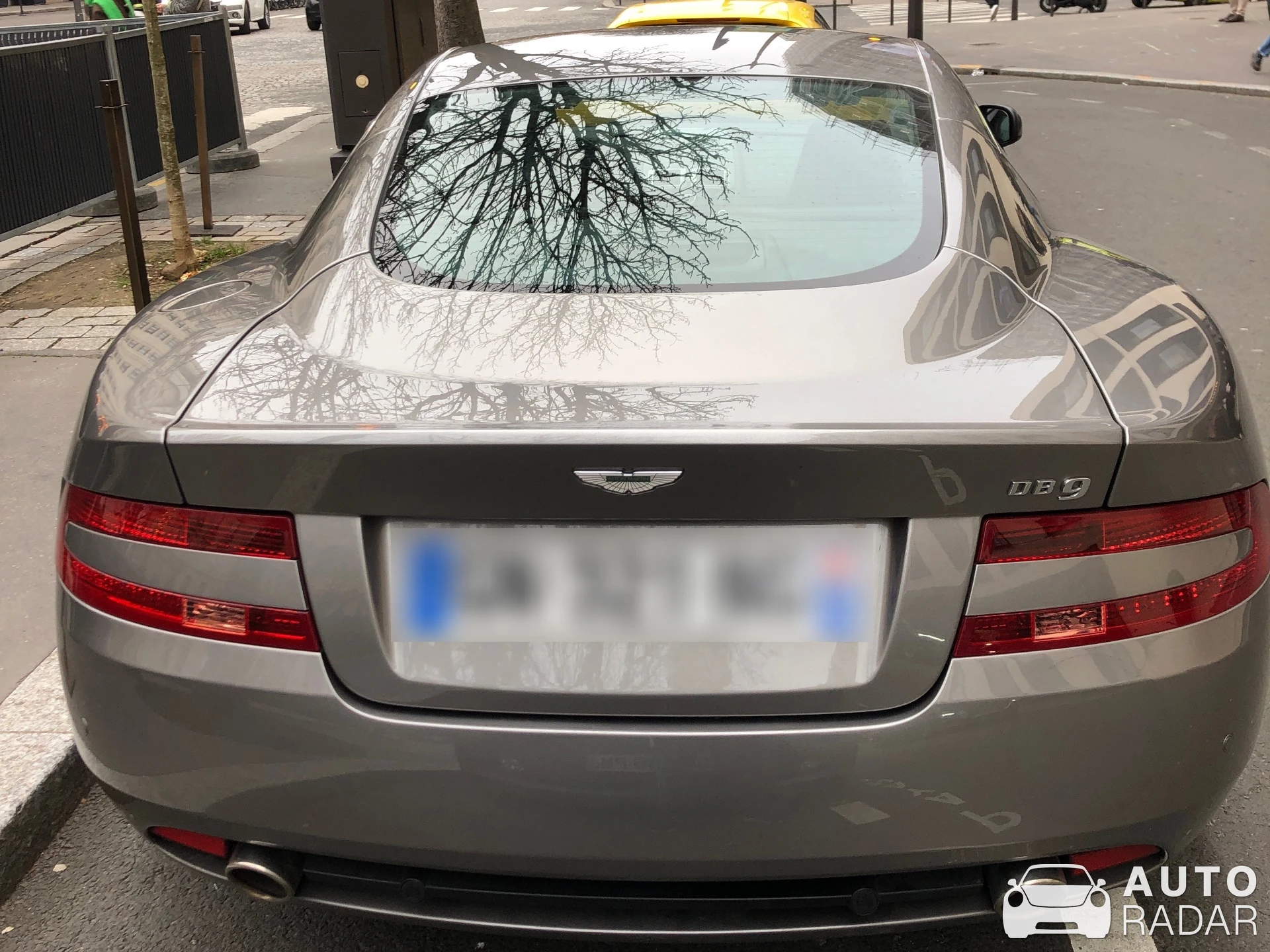 Aston Martin DB9 spotted in Paris, France