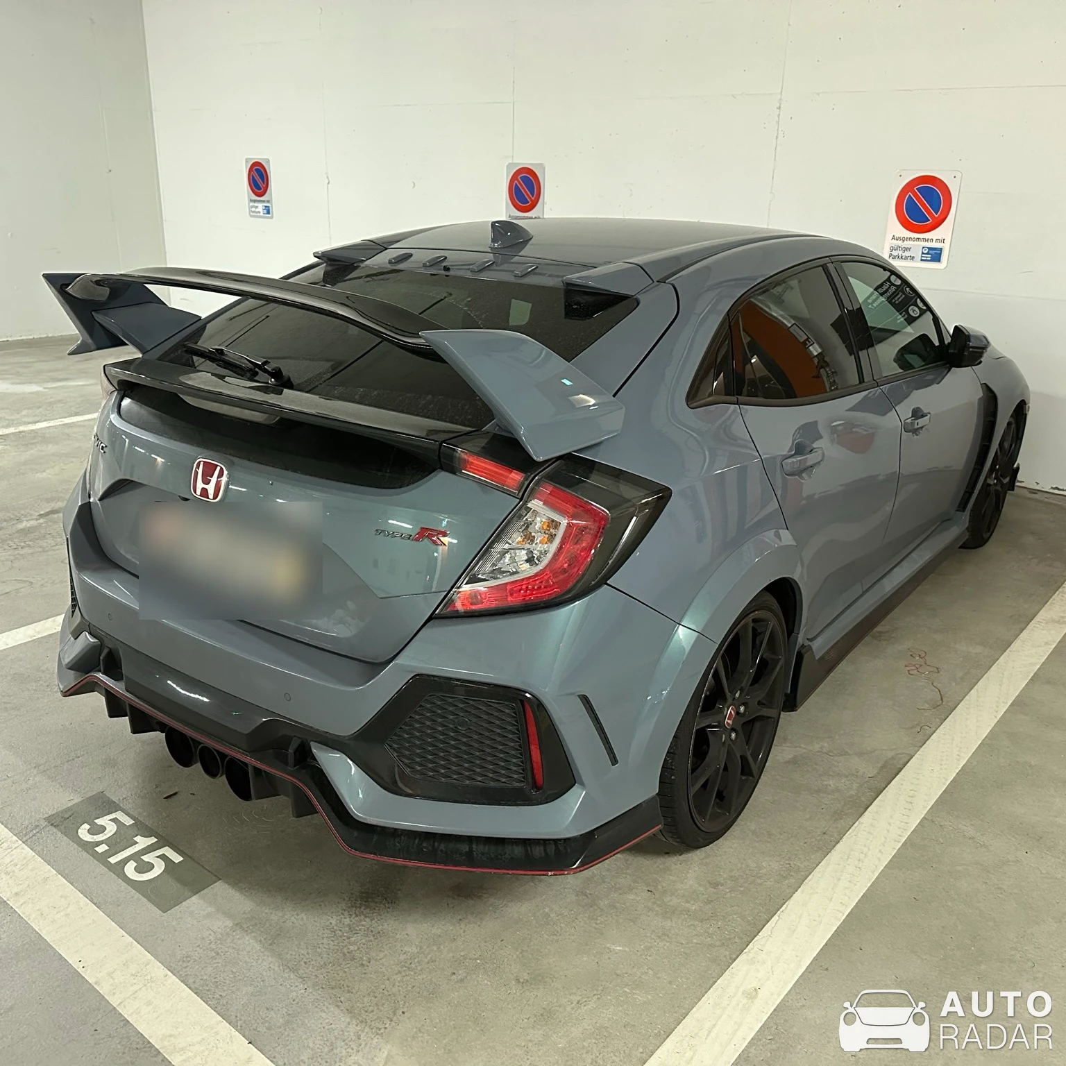 Honda Civic Type R FK8 spotted in Andermatt