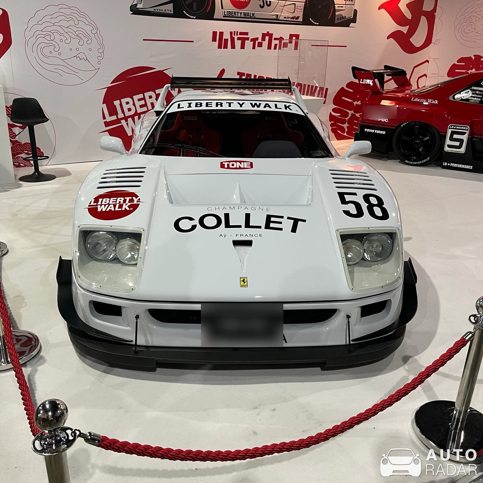LB-Works Liberty Walk Ferrari F40 spotted in Kuala Lumpur