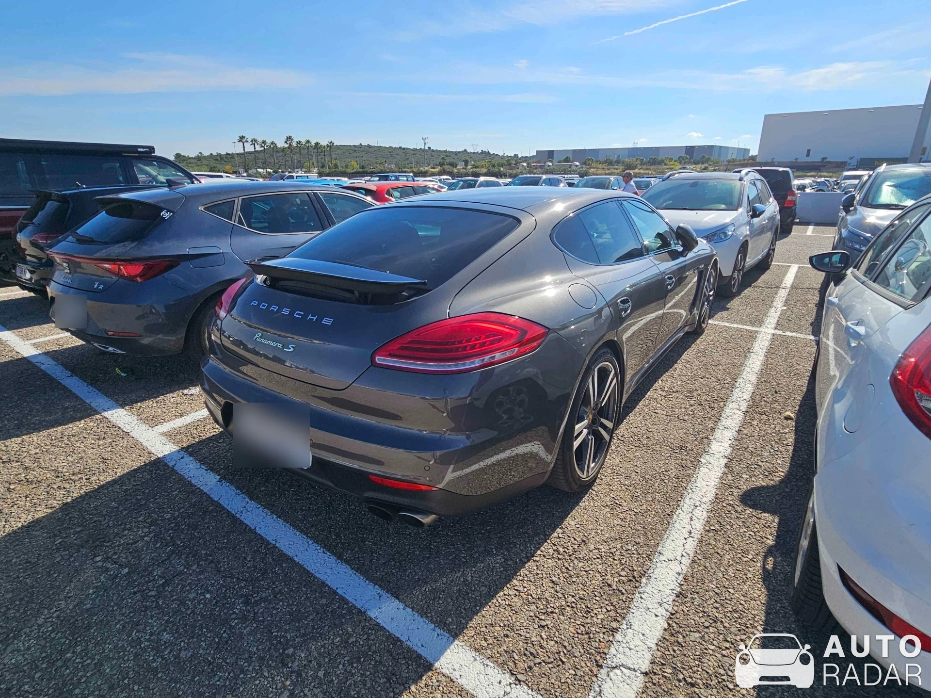 Porsche 970 Panamera S spotted in Cheste, Spain