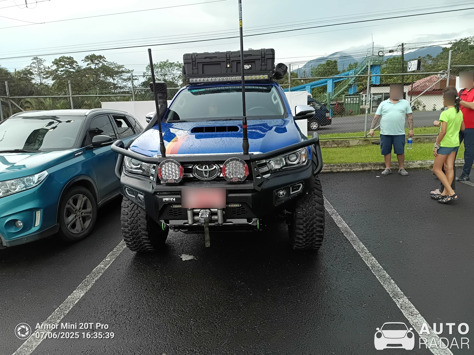 Toyota GR DKR Hilux EVO T1U spotted in Alajuela
