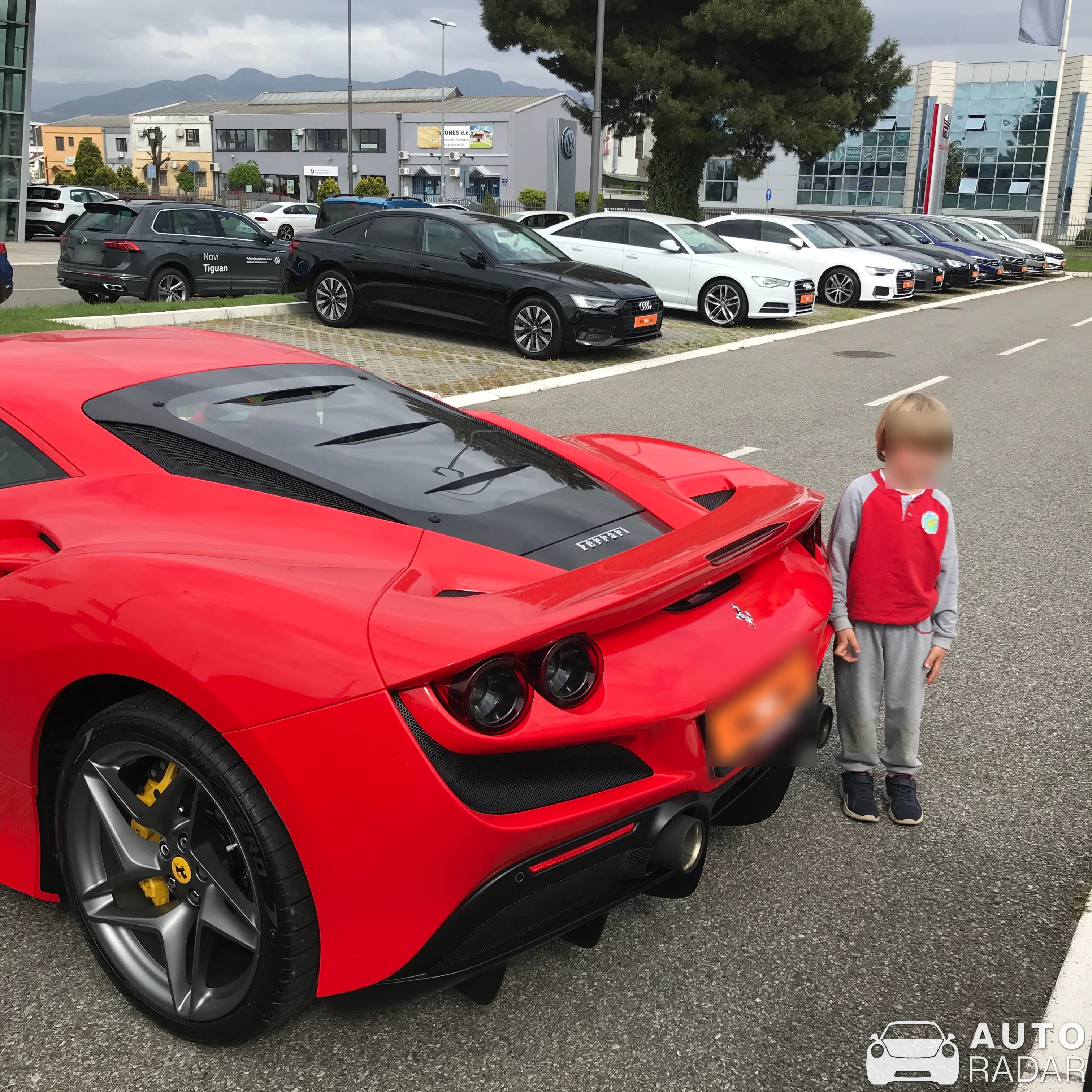 Ferrari F8 Tributo spotted in Podgorica