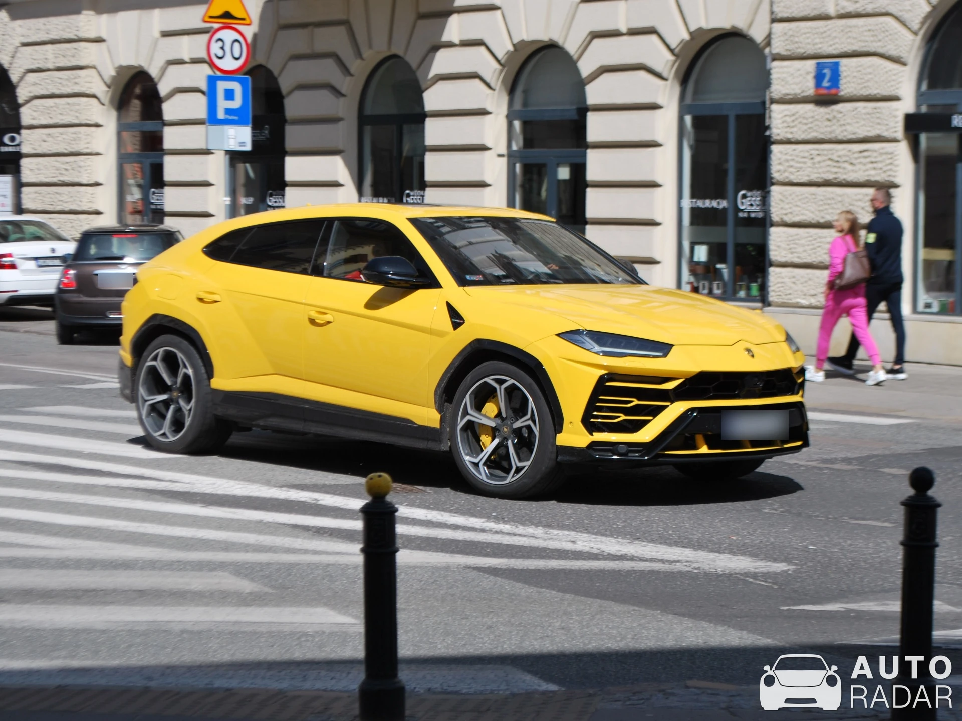 Lamborghini Urus spotted in Warszawa, Poland