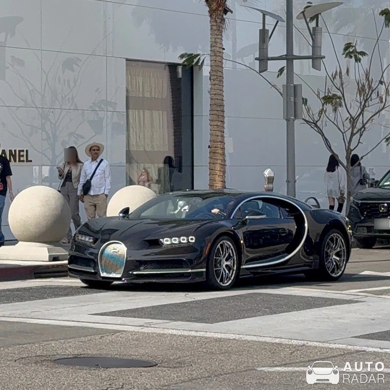 Bugatti Chiron Sport Noire Élégance spotted in Beverly Hills